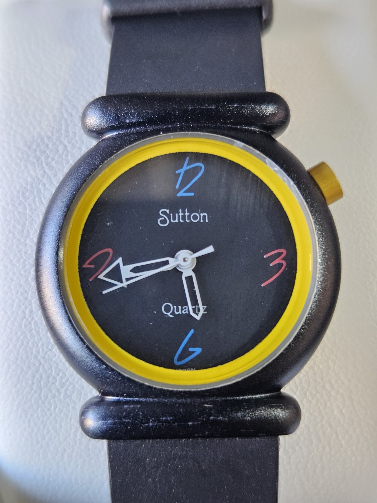 Women’s Sutton 28mm Quartz Watch with Seconds Hand and Push/Pull Crown New