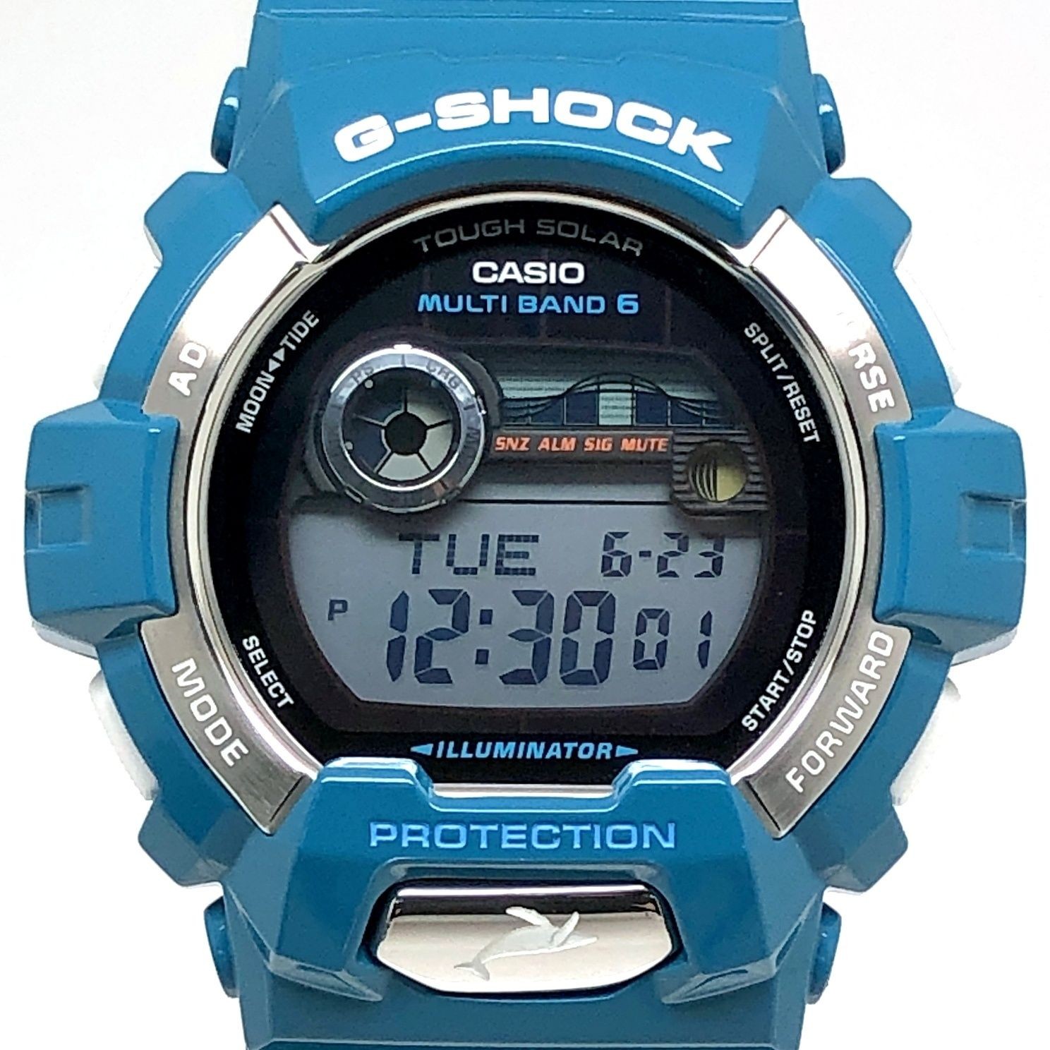 G SHOCK GWX 8900K 3 G LIDE Ilkuz 2012 Radio Solar LED Light Turquoise Blue Relea