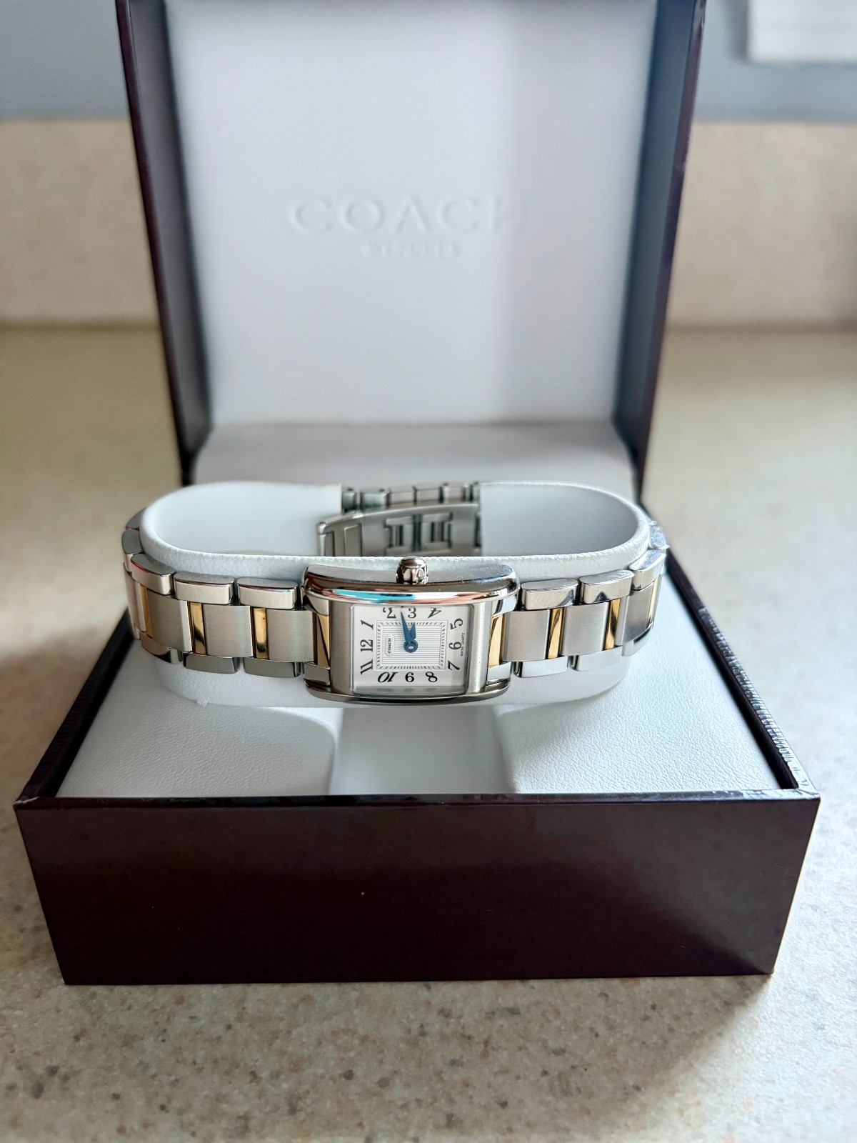 Coach Women’s Watch Stainless Steel Silver and Gold 14500121 *Brand New*