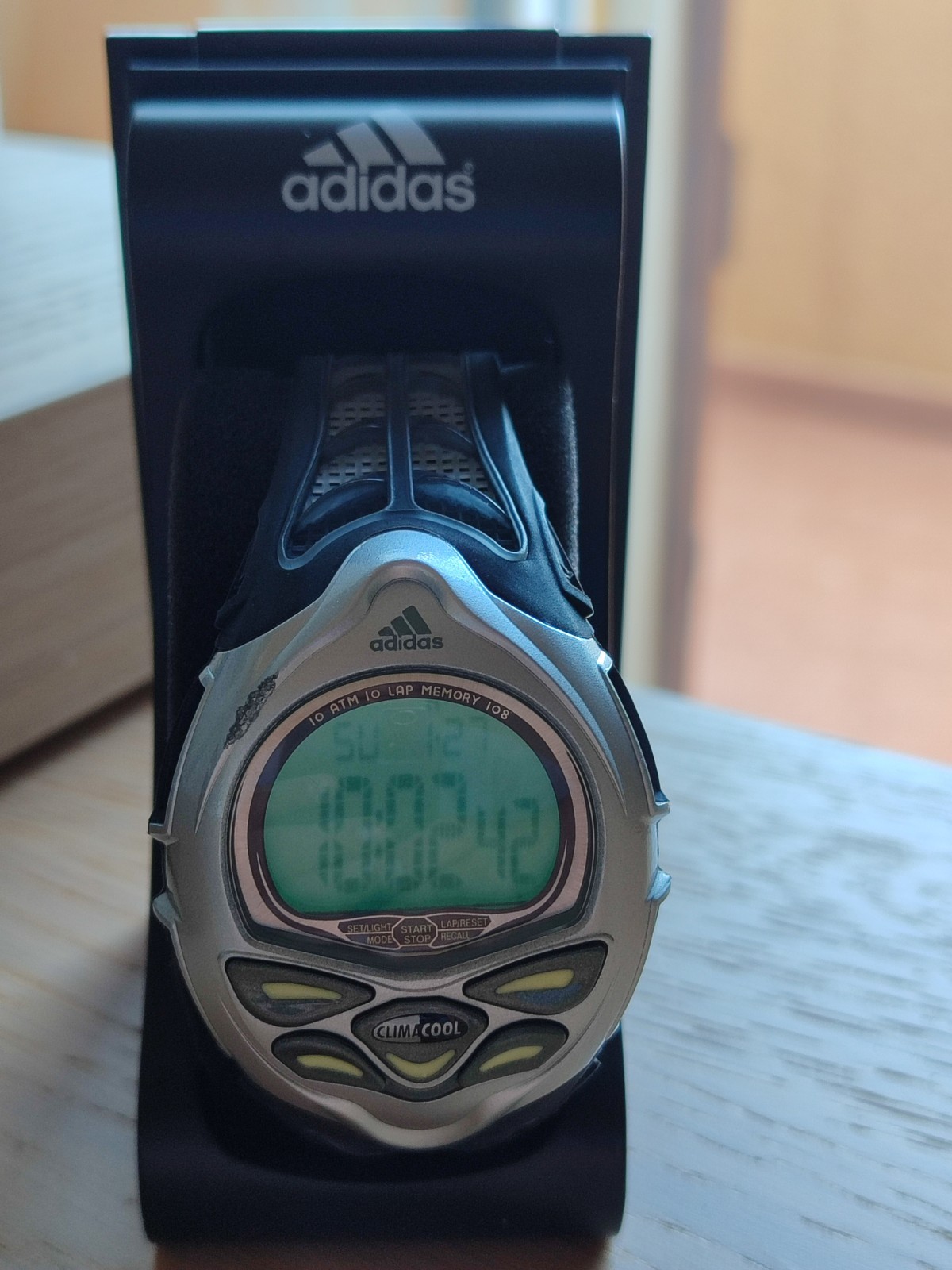 Adidas ClimaCool Vintage 2000s Digital Watch – Original Full Set –
