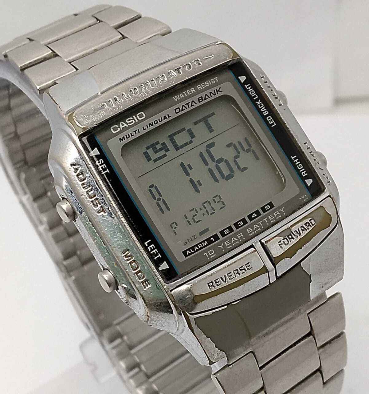 CASIO illuminator DB-360 DATA BANK 2515 Vintage Men’s Watch ADR3NRZ2