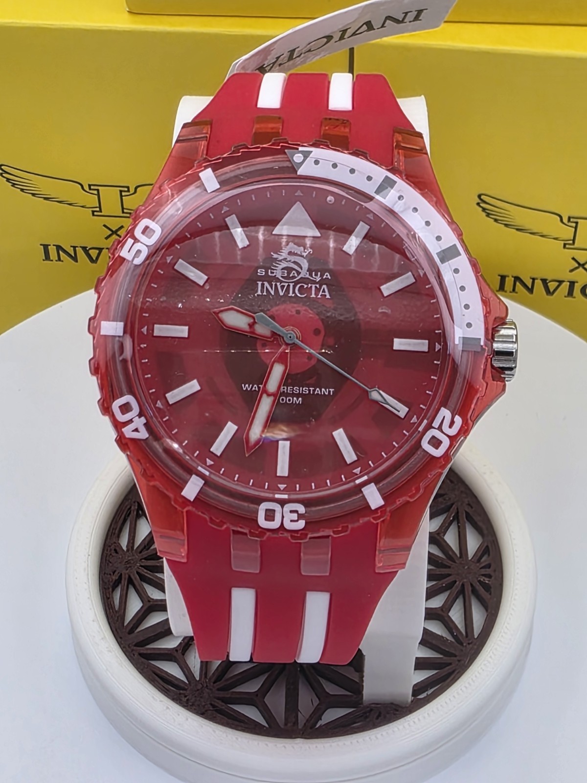 Invicta Subaqua Chromamode Men’s Watch – 44mm Red 69450 New