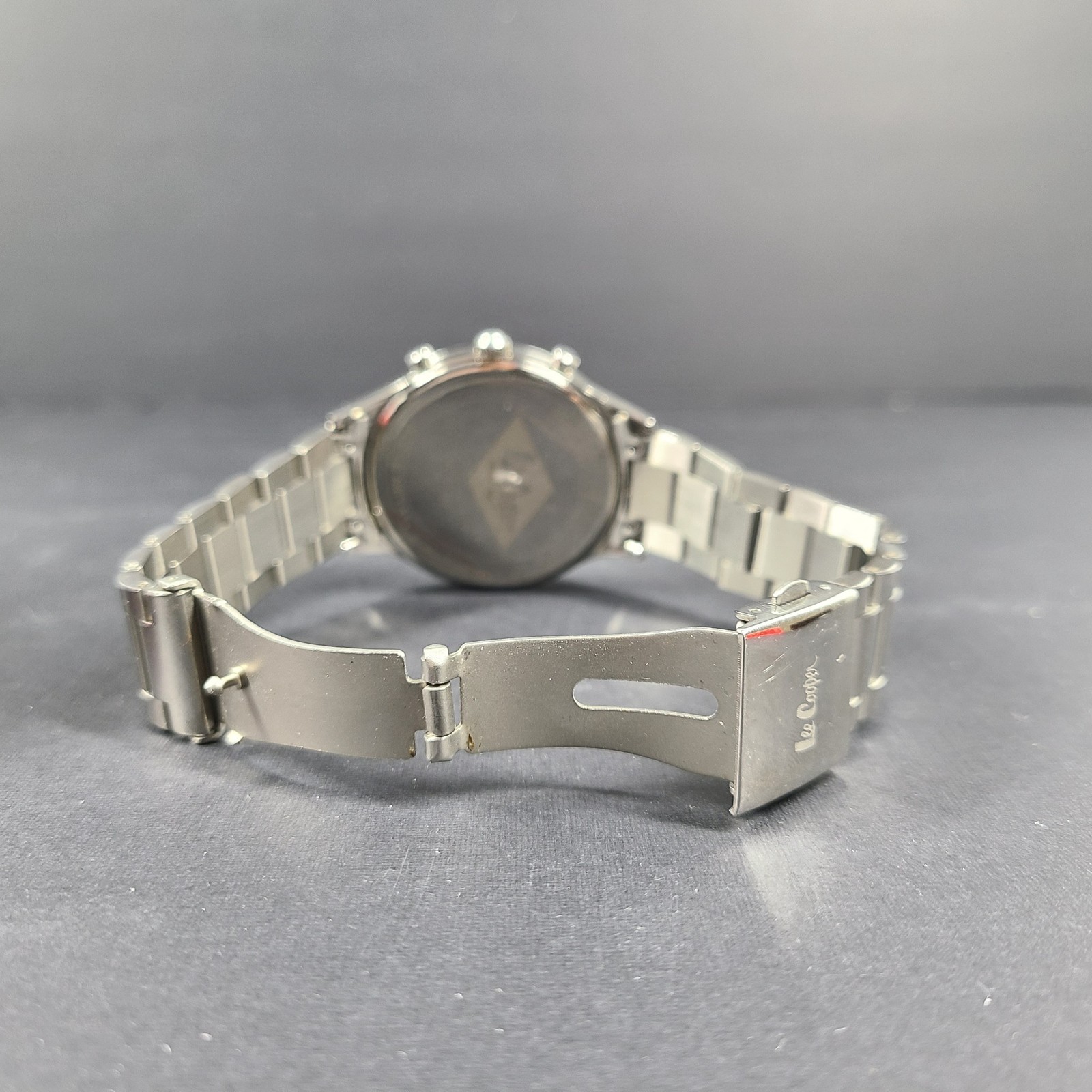 Lee Cooper Men’s Multifunction Blue Dial Silver Bracelet Watch LC06295.390