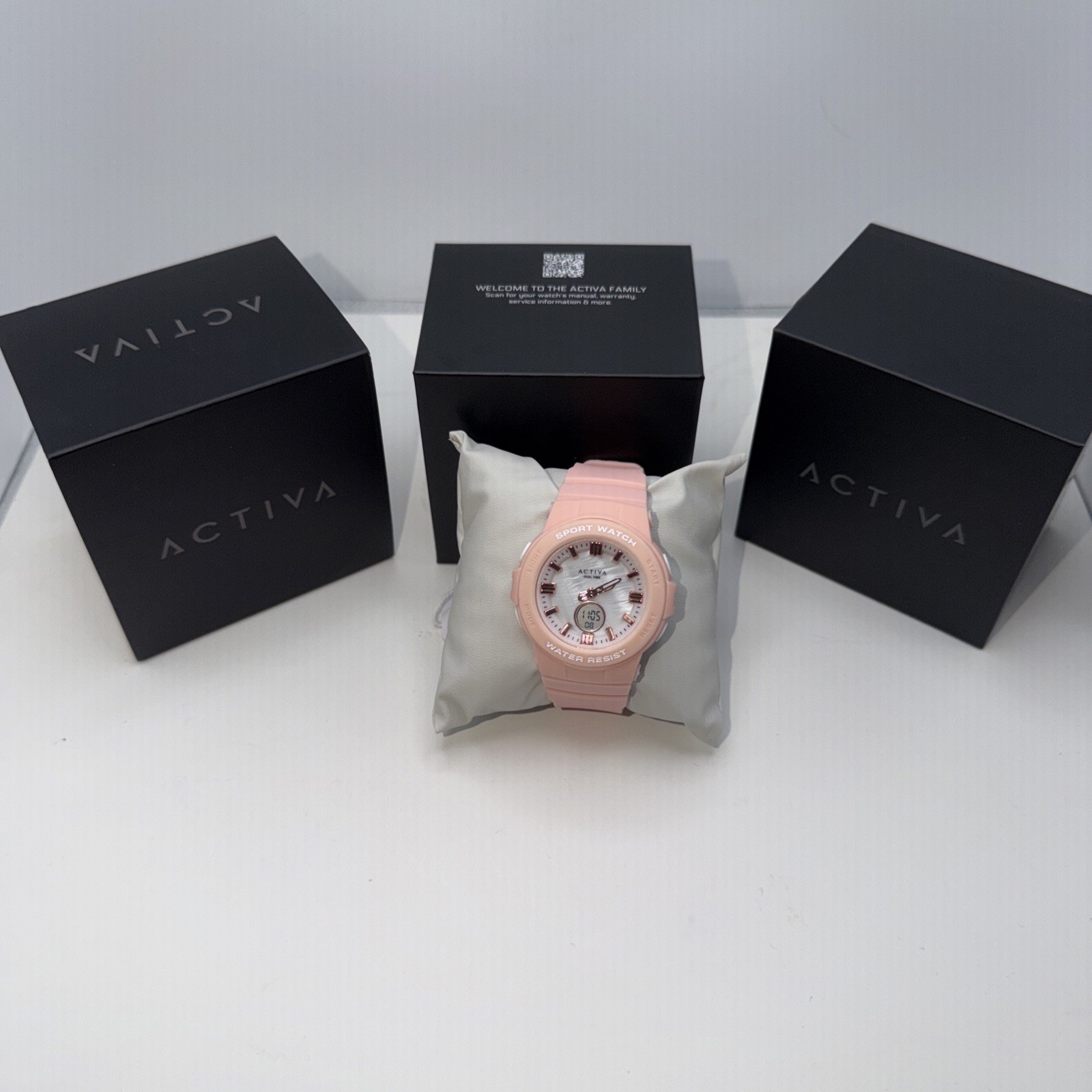 Activa Aero By Invicta 43.2mm Digital Unisex Watch Pink ACW2125-004