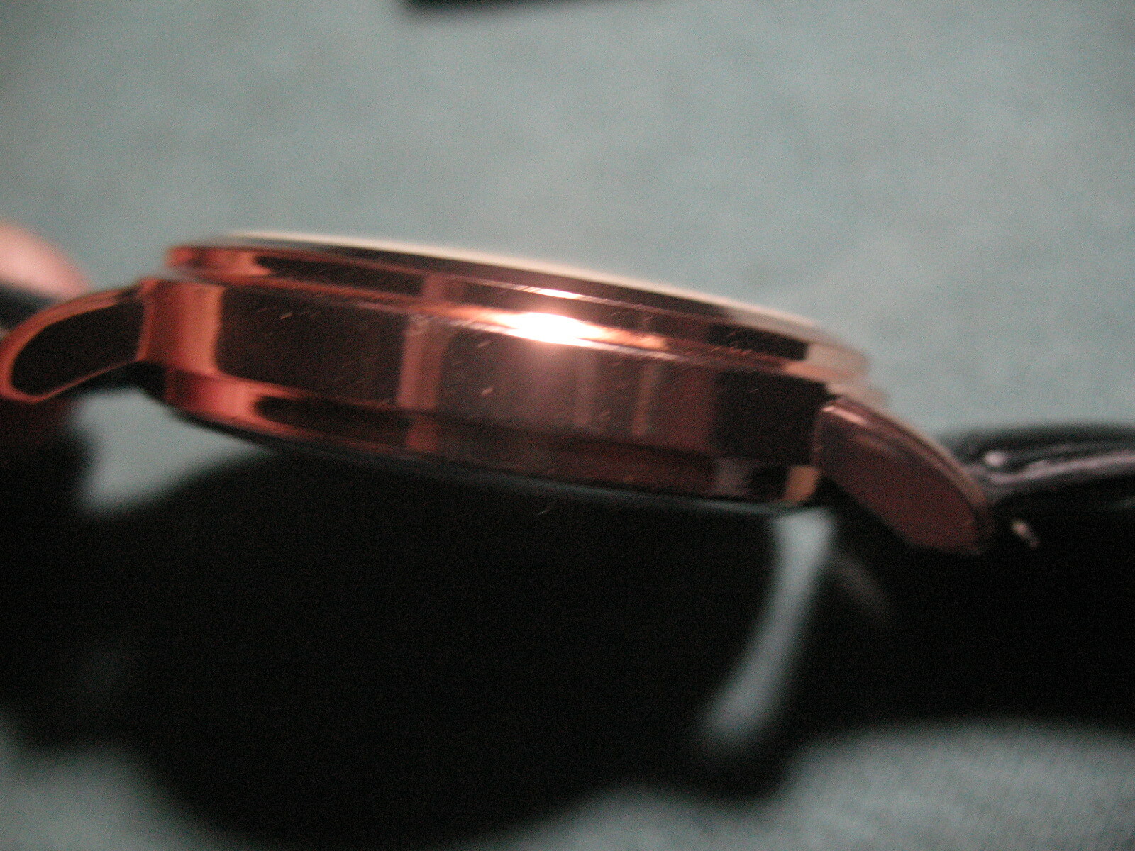 mreurio watch quartz black band