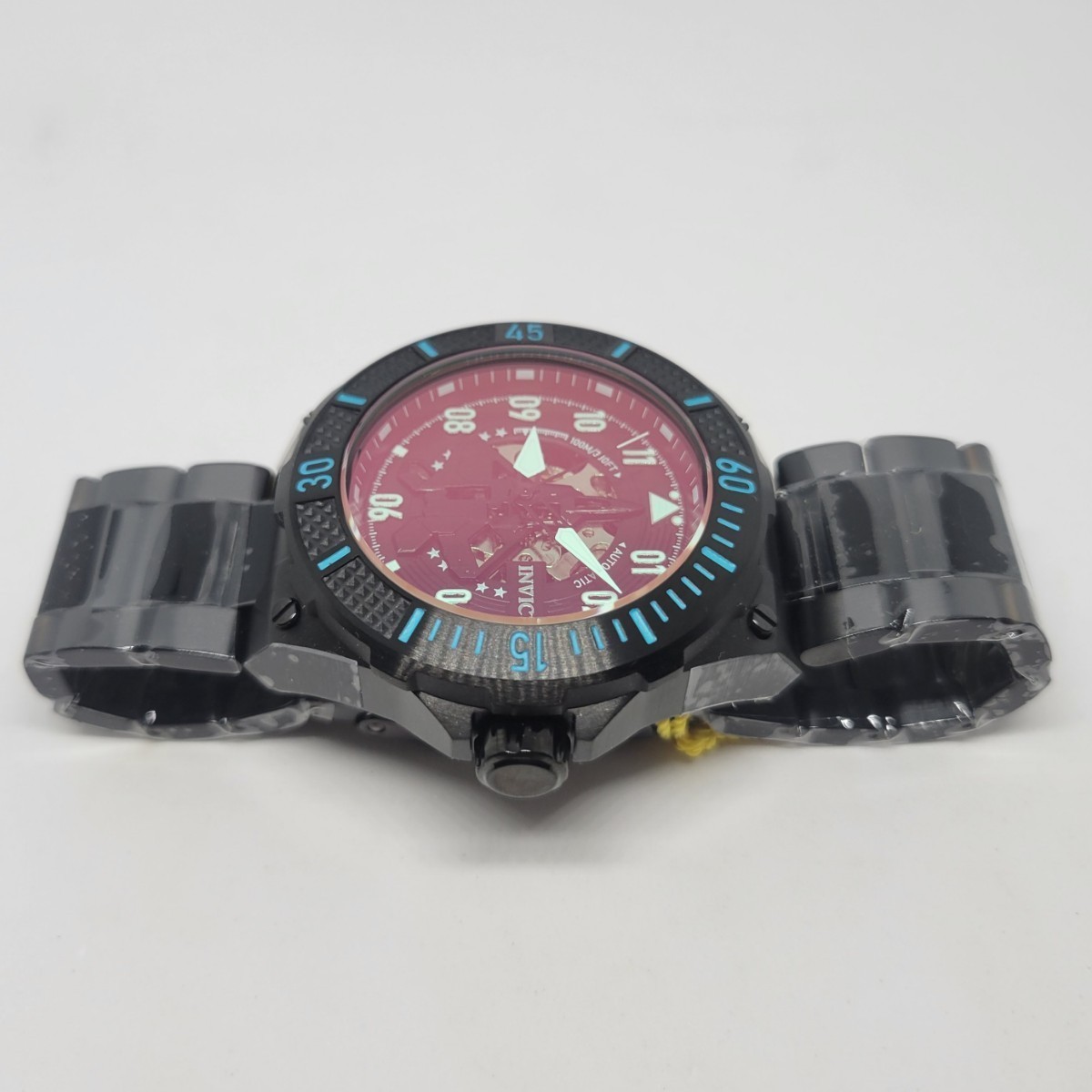 Invicta Aviator Radar 50mm Automatic Watch 39918 Gunmetal 215mm / 8.46″