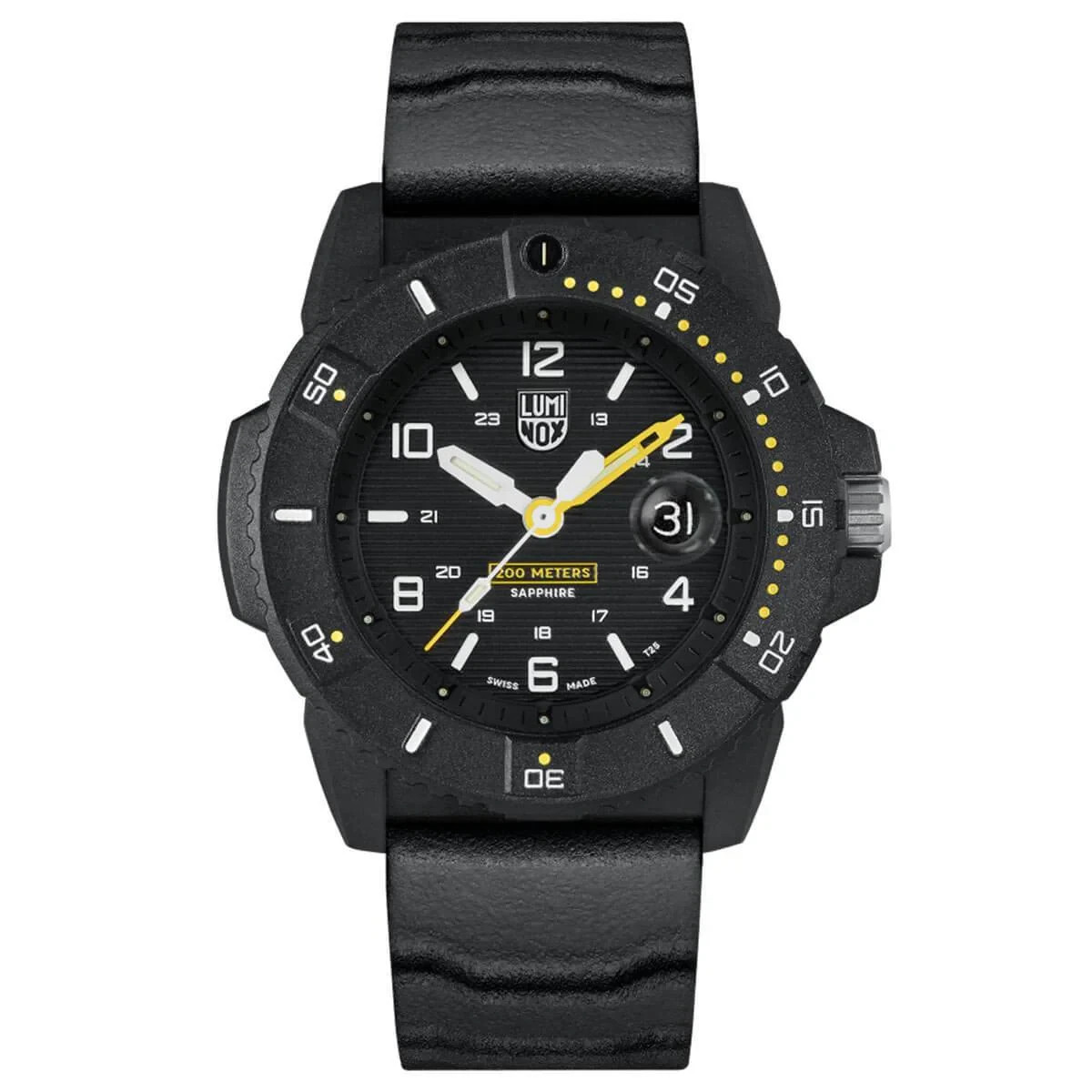 Luminox Quartz Black & Yellow Detailed Men’s Watch XS.3601