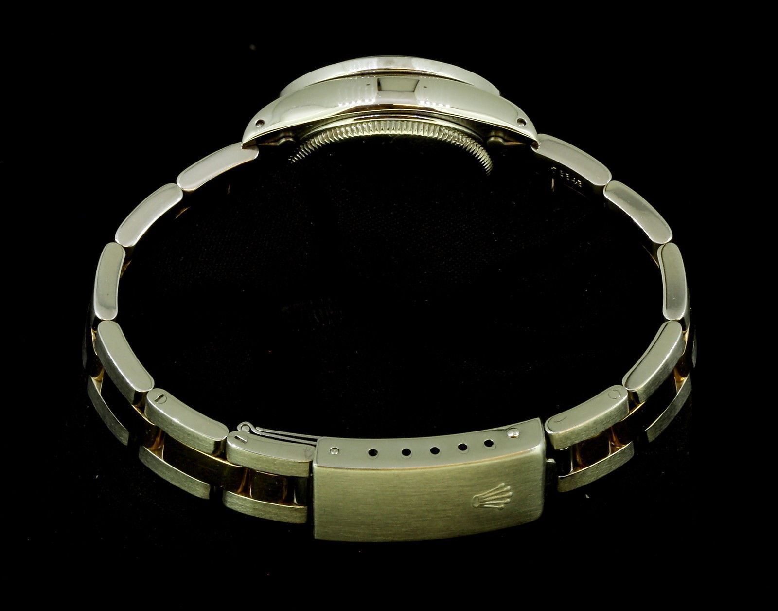 Rolex Lady Datejust Oyster Stainless Gold Diamond Dial Bezel String