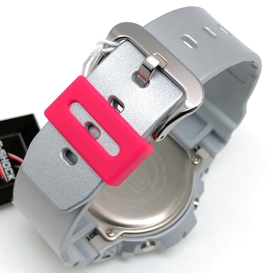 G SHOCK DW 6900CB 8 Crazy Colors Silver x Pink Mirror Dial Inverted Released in