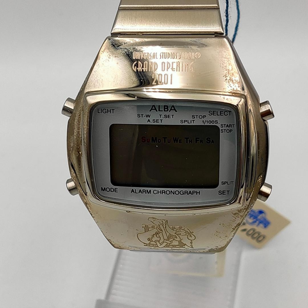 Rare Alba Y735 Universal Studios Japan Grand Opening 2001 Limited Edition Watch