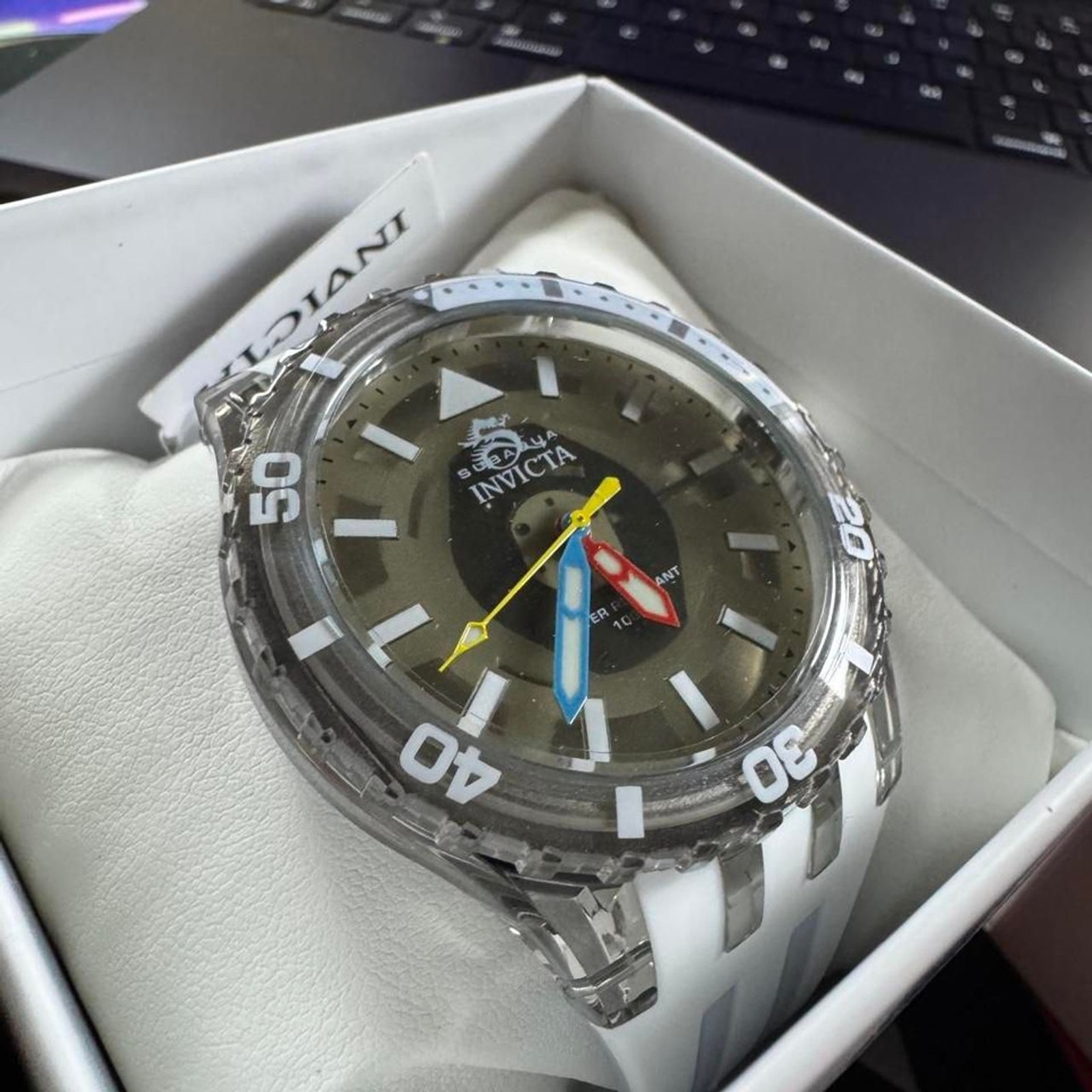Invicta Men’s Silver and Grey Watch