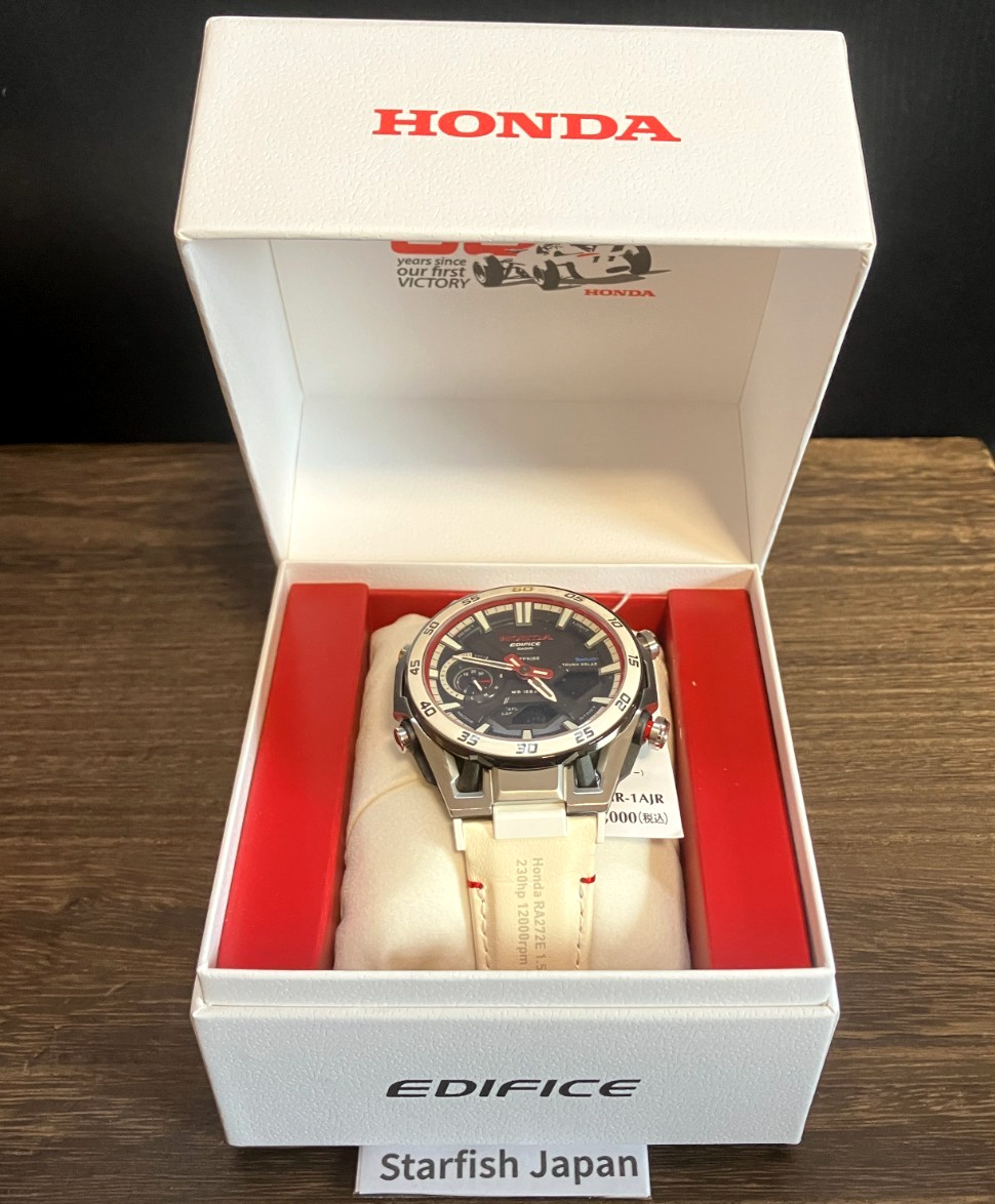 Casio Edifice × Honda ECB-2300HR-1AJR F1 60th Anniversary Limited Watch Japan