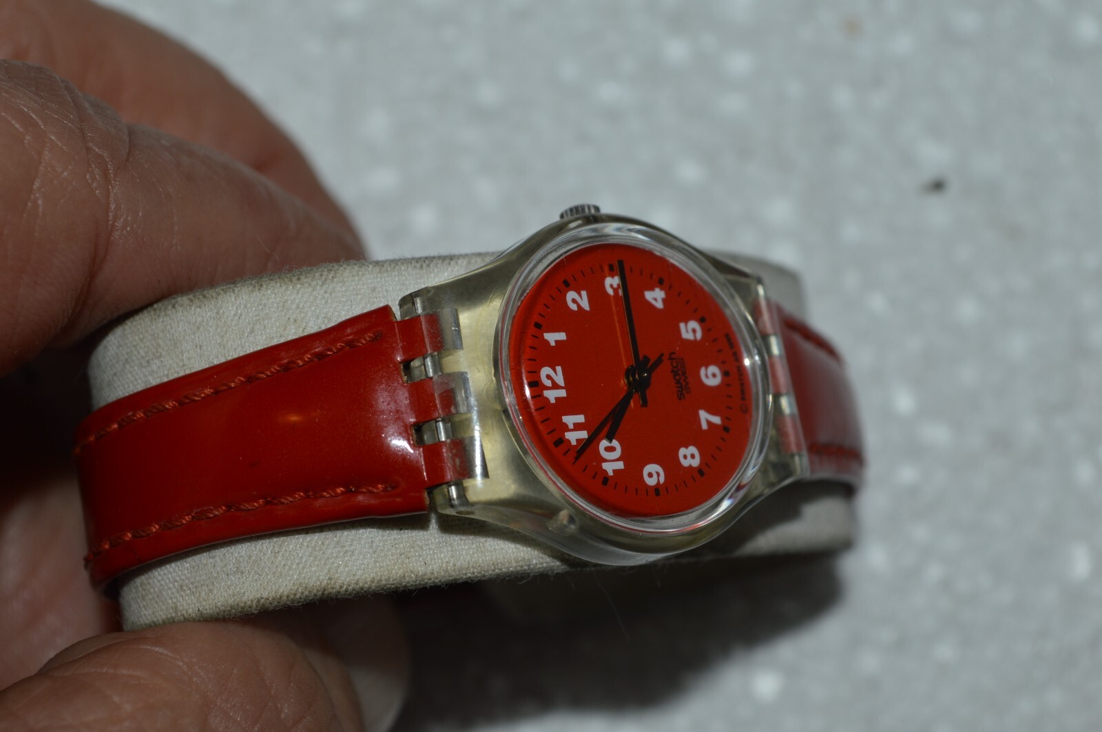 1996 Swatch Watch LK155 GLOSS Swiss Lady Quartz 25mm Originals Tested Vintage 96