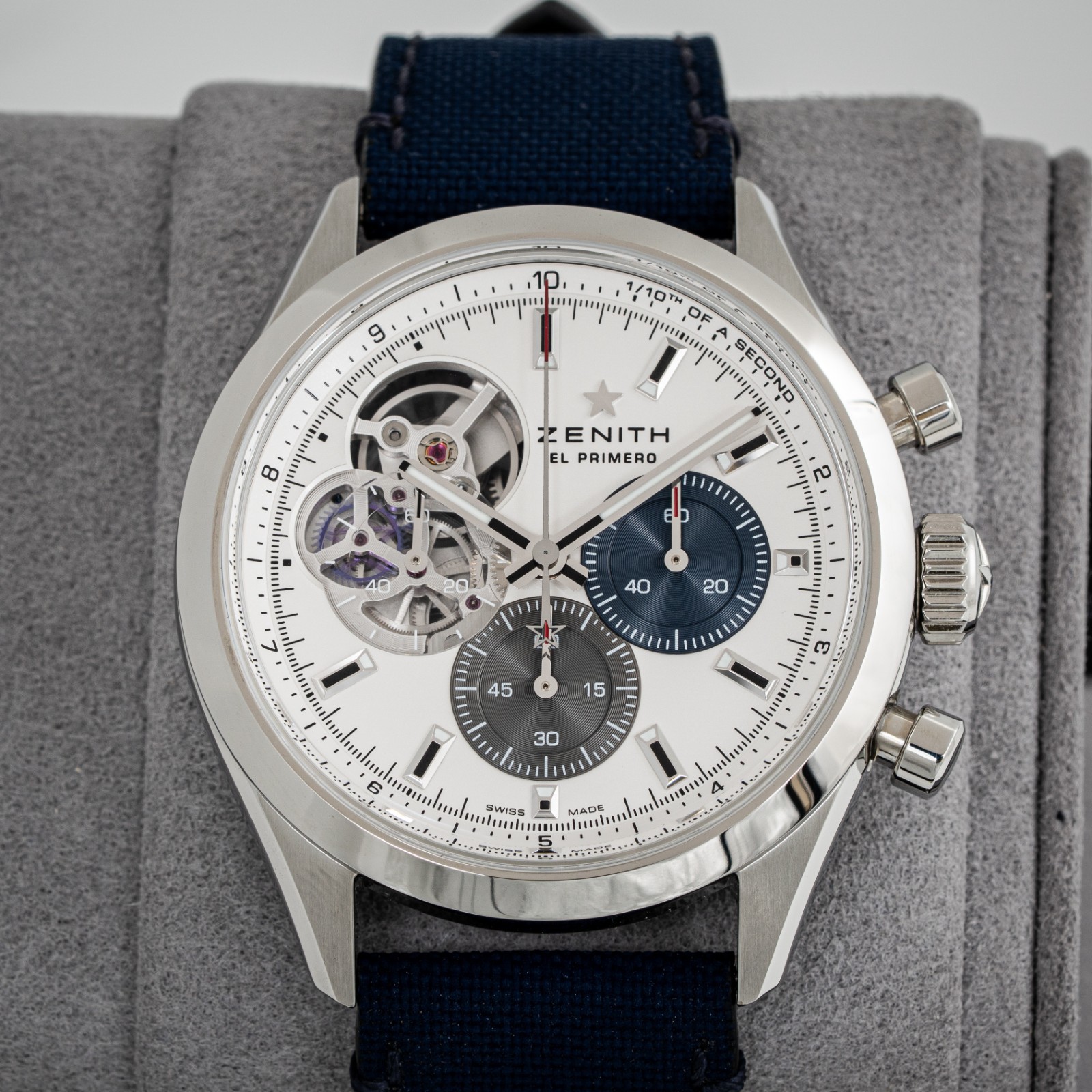 Zenith Chronomaster Open Silver Dial 03.3300.3604-69.C823 Box and Papers