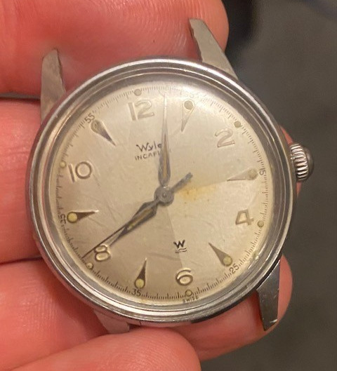 Vintage Men’s WYLER INCAFLEX WRIST WATCH (RUNNING-BROKEN LUG)
