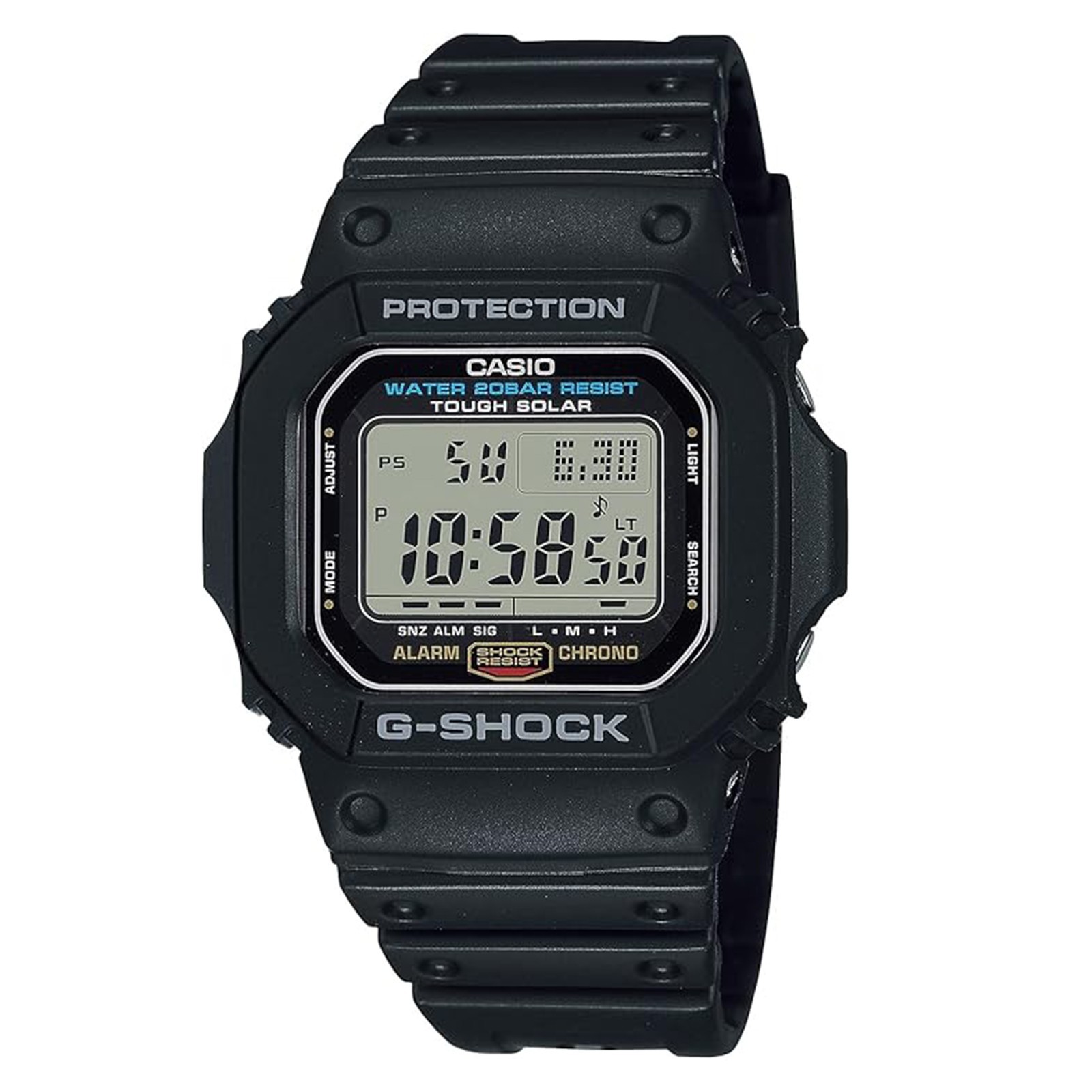 CASIO G-SHOCK GW-M5610U-1CJF Origin Solar Radio Multiband 6 Black Digital Watch