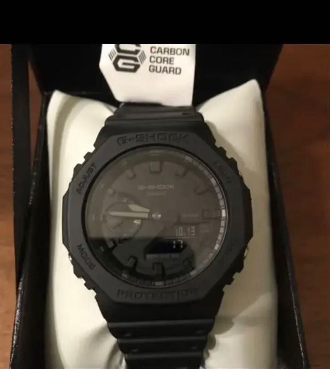 CASIO G-SHOCK GA-2100-1A1JF Carbon Core Guard Black Watch Unused Full Set