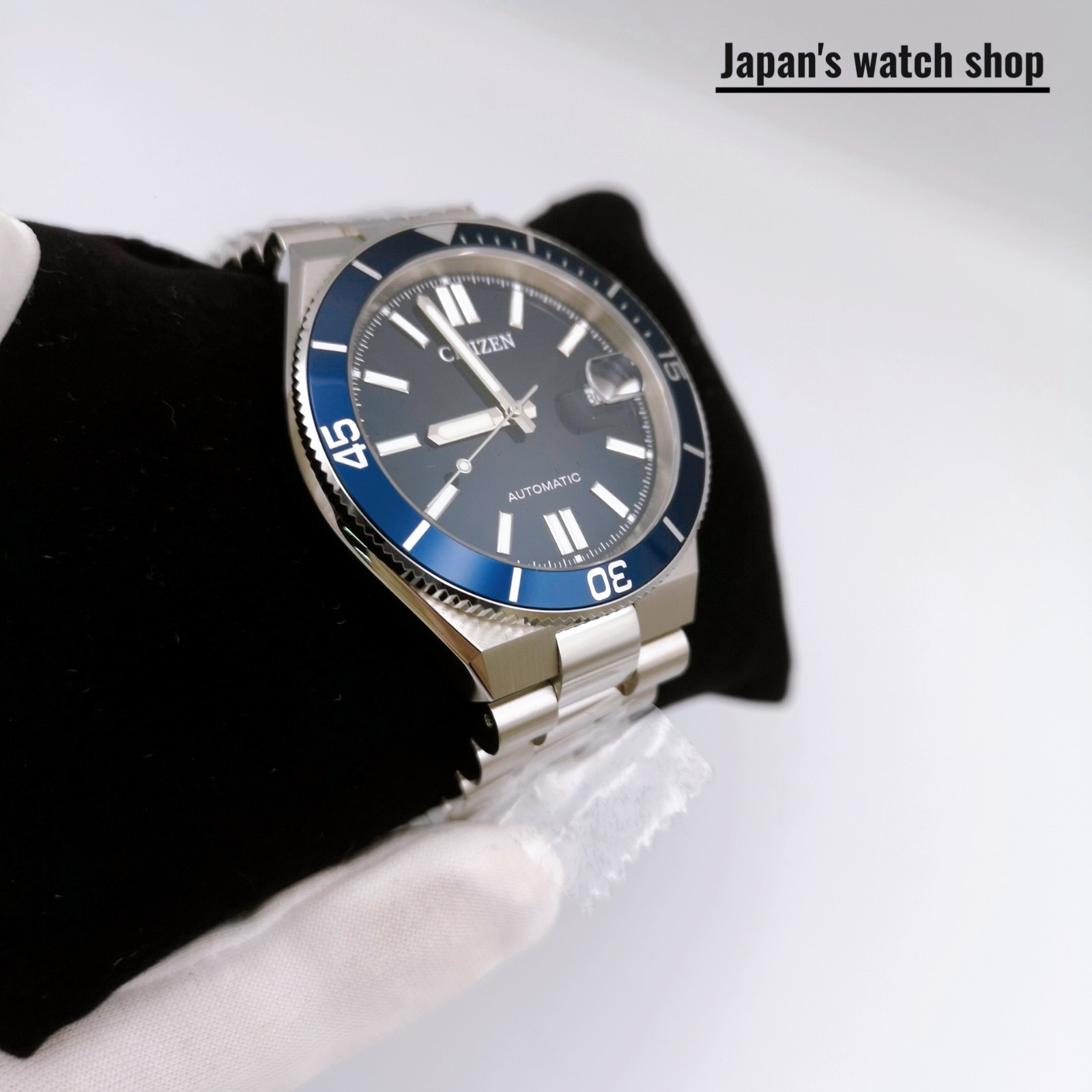 CITIZEN TSUYOSA NJ0230-59L Black Automatic Sapphire Men’s Watch New in Box