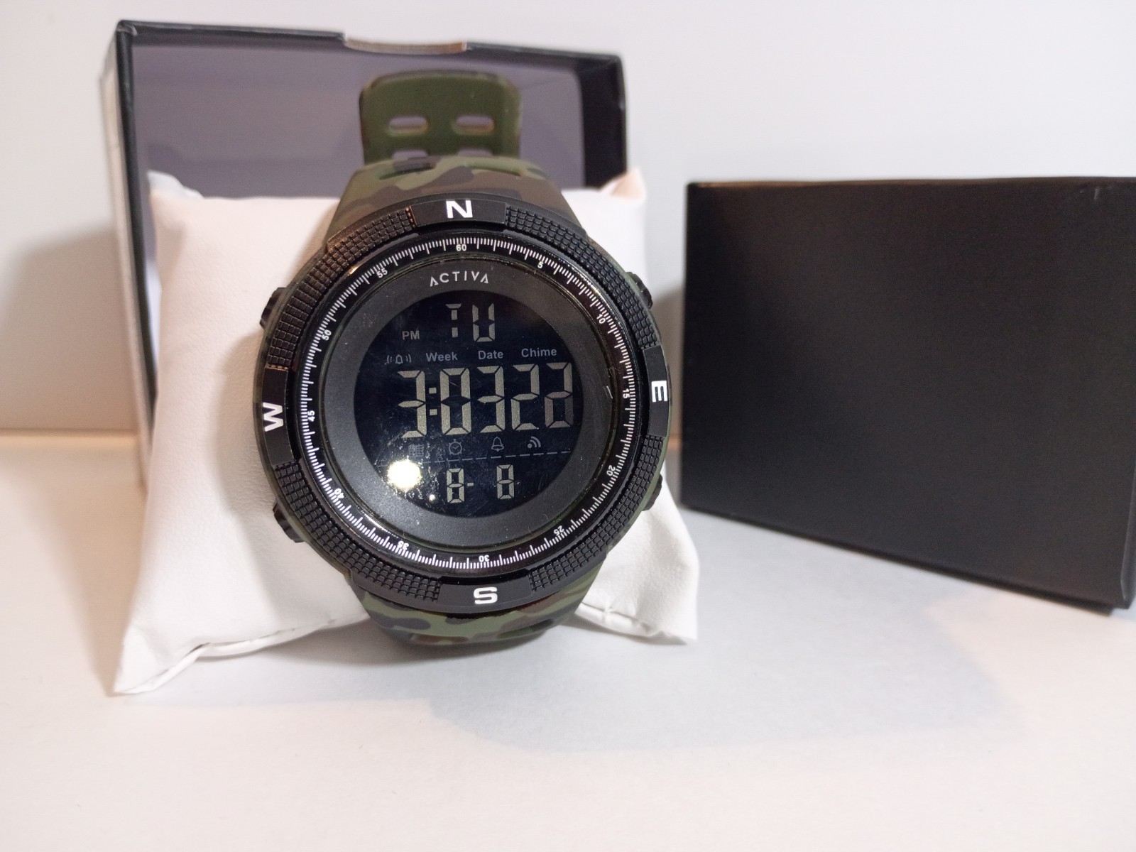 Activa X Invicta Men’s 50mm Camouflage Band Digital Watch (ACW1915MC-002) – NEW