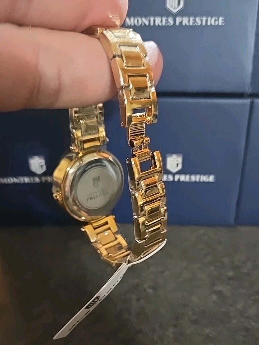Woman’s Invicta Montres Prestige X 33mm Gold Tone And Jewels W Yellow MPW-0205