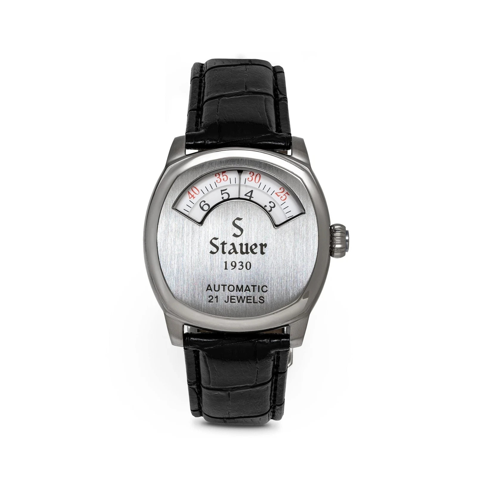 Stauer 1930 Dashtronic Watch – Cotswold Genuine Mens Watches Leather Black