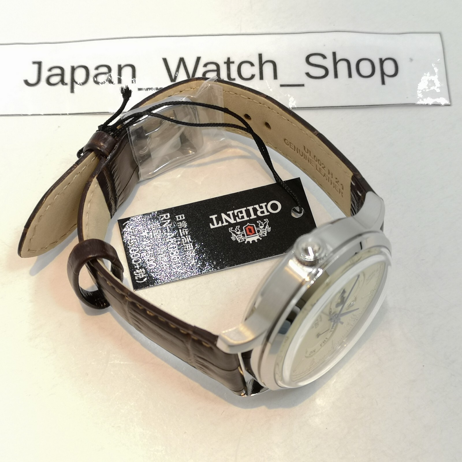 ORIENT SUN & MOON RN-AK0803Y Ivory Automatic Mechanical Men’s Watch New in Box