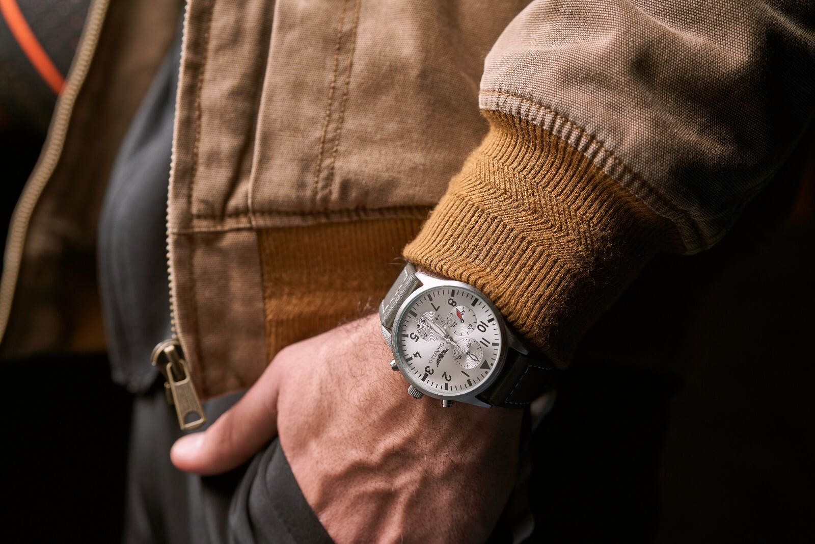 Gianello Men’s Prato Strap Watch – 4 Colors Available