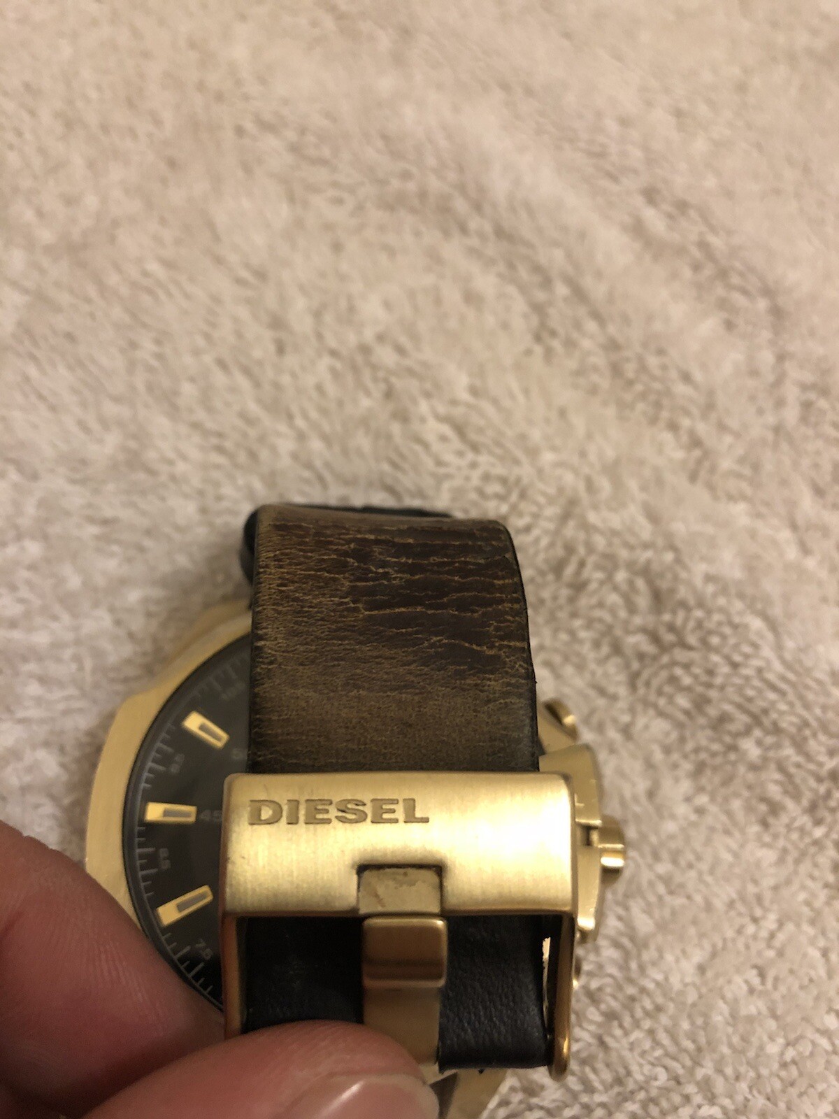 Diesel Mega Chief “Only The Brave” 10 Bar Mens Watch Stainless Steel DZ-4344