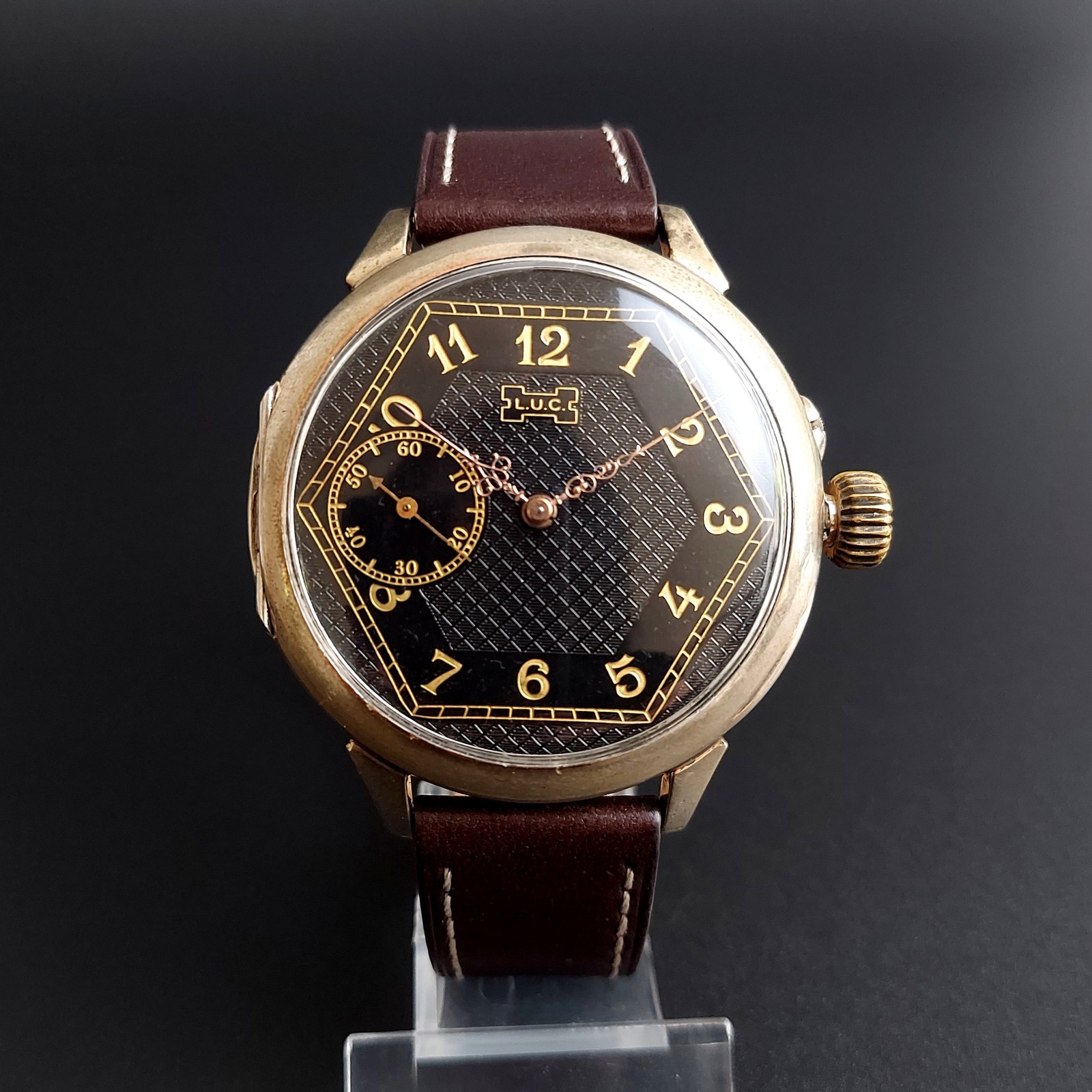 Swiss Watch with L.U.C Movement LUC Men’s Wristwatch Serviced