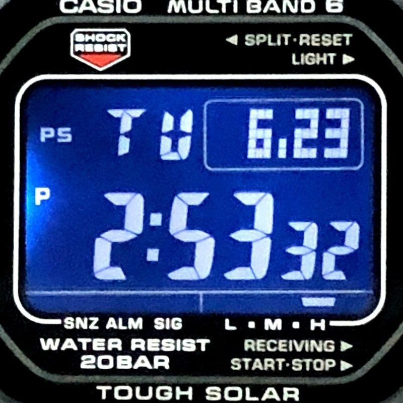 G SHOCK G SHOCK GW M5610U 1B Radio Solar Inverted LCD Multi Band 6 Tough Solar L