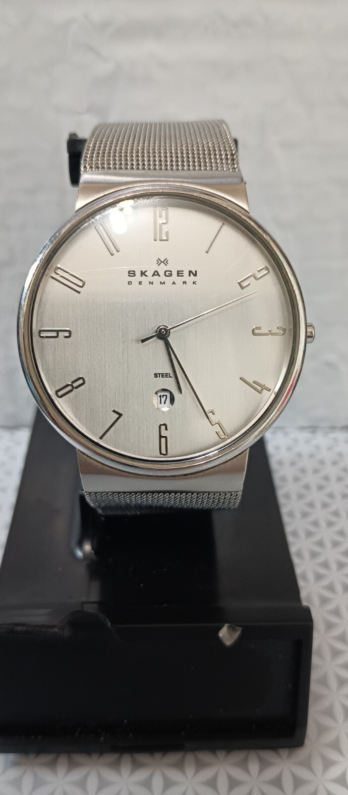SKAGEN Denmark Stell Vintage Men’s Watch Stainless Steel Quartz 40 mm