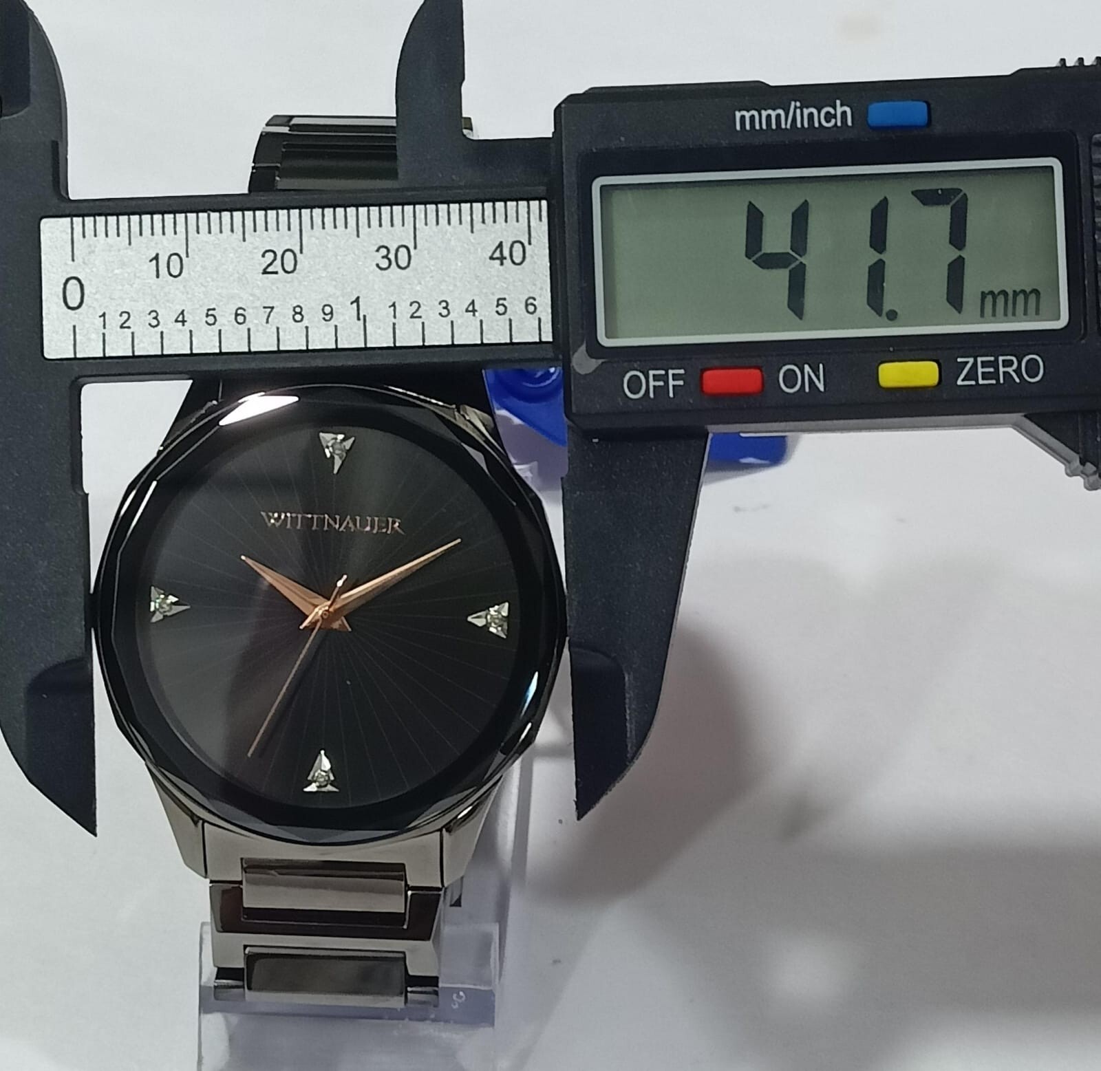 WN3095 WITTANAUER MARQUEE BLACK DIAL STAINLESS STEEL MEN’S WATCH MW-27