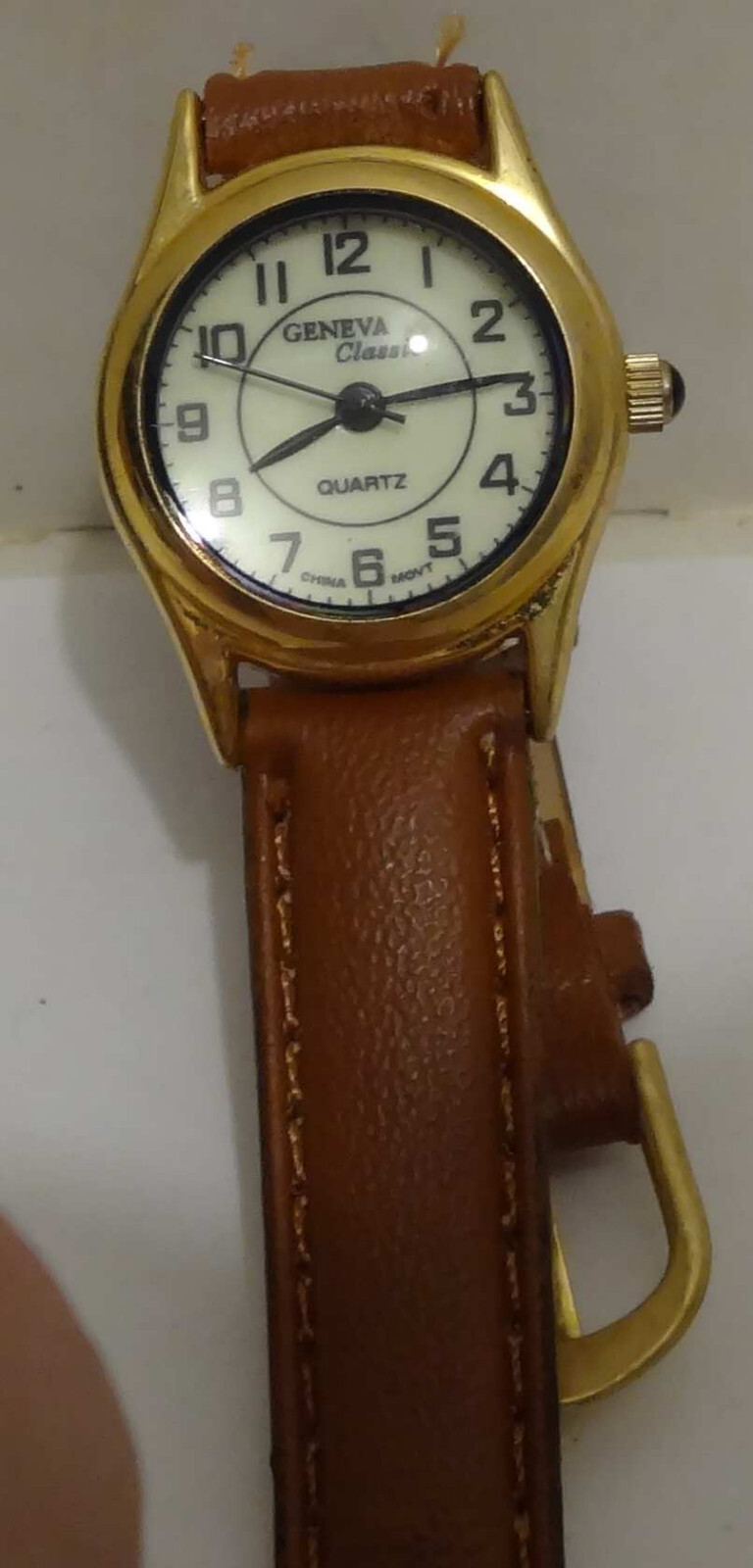 Geneva Classic Quartz Watch NOS 23CM case