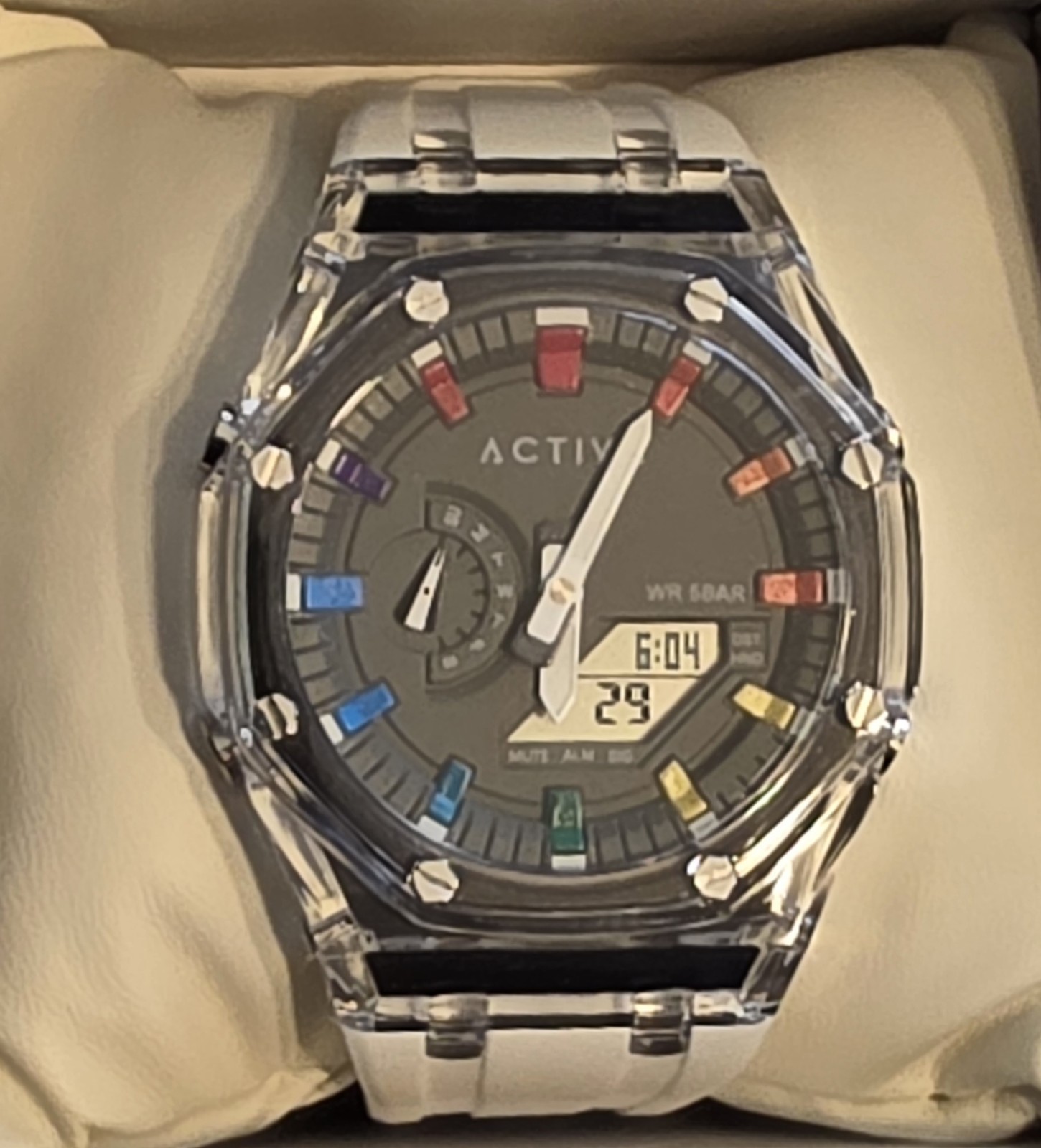 Activa X Invicta Digital Men’s Or Women’s Quartz Watch – 53 mm New In A Box