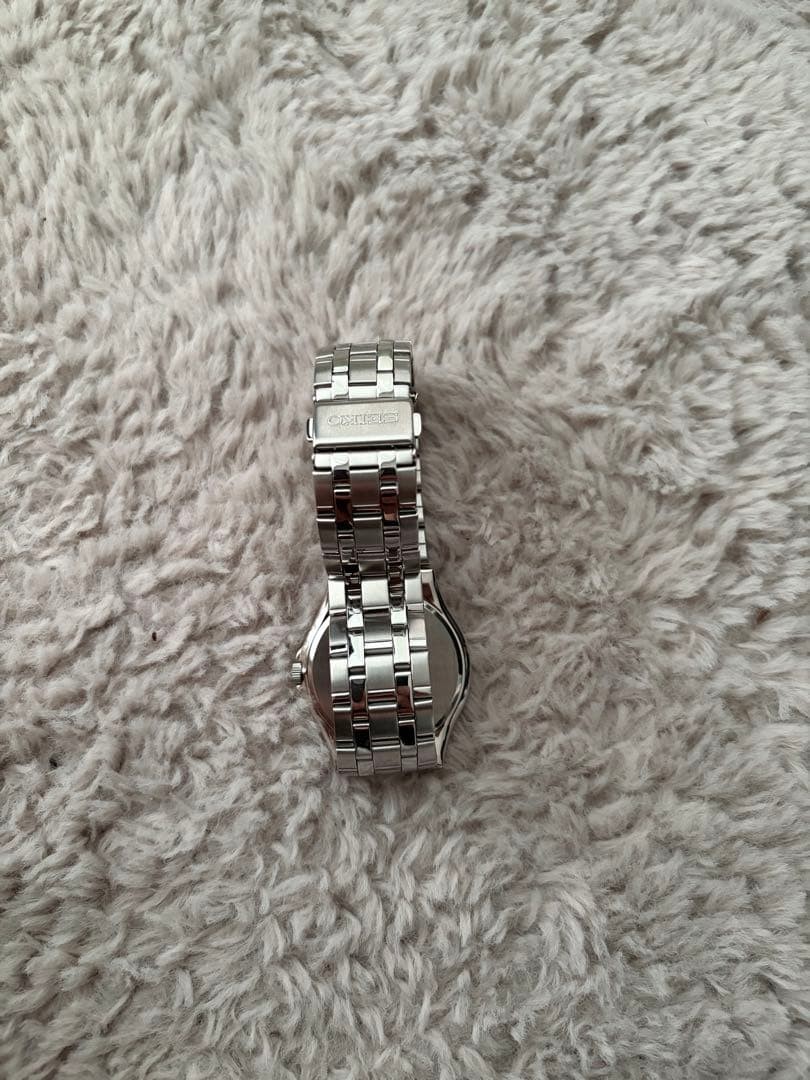 SEIKO wristwatch, silver case