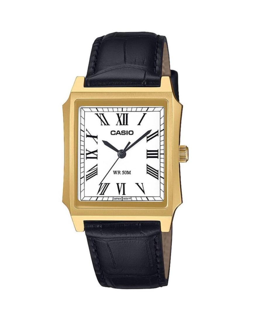 CASIO Men Analog Quartz Casual Watch Classic Dress White Dial Waterproof Rectang