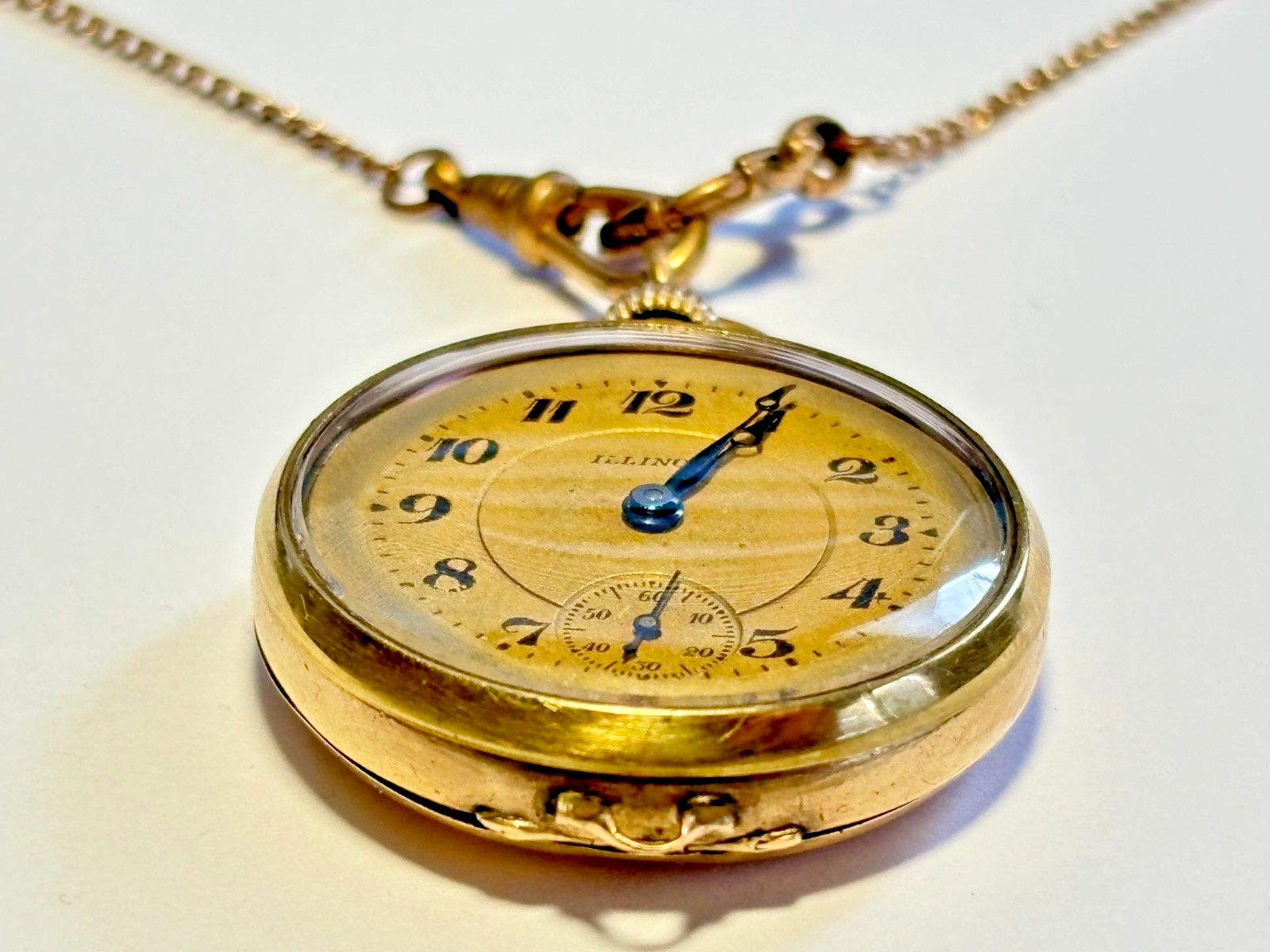 RARE 1916 Illinois Pocket Watch Grade 21 Model 3 Size 3/0s – RUN OF ONLY 1,000 –