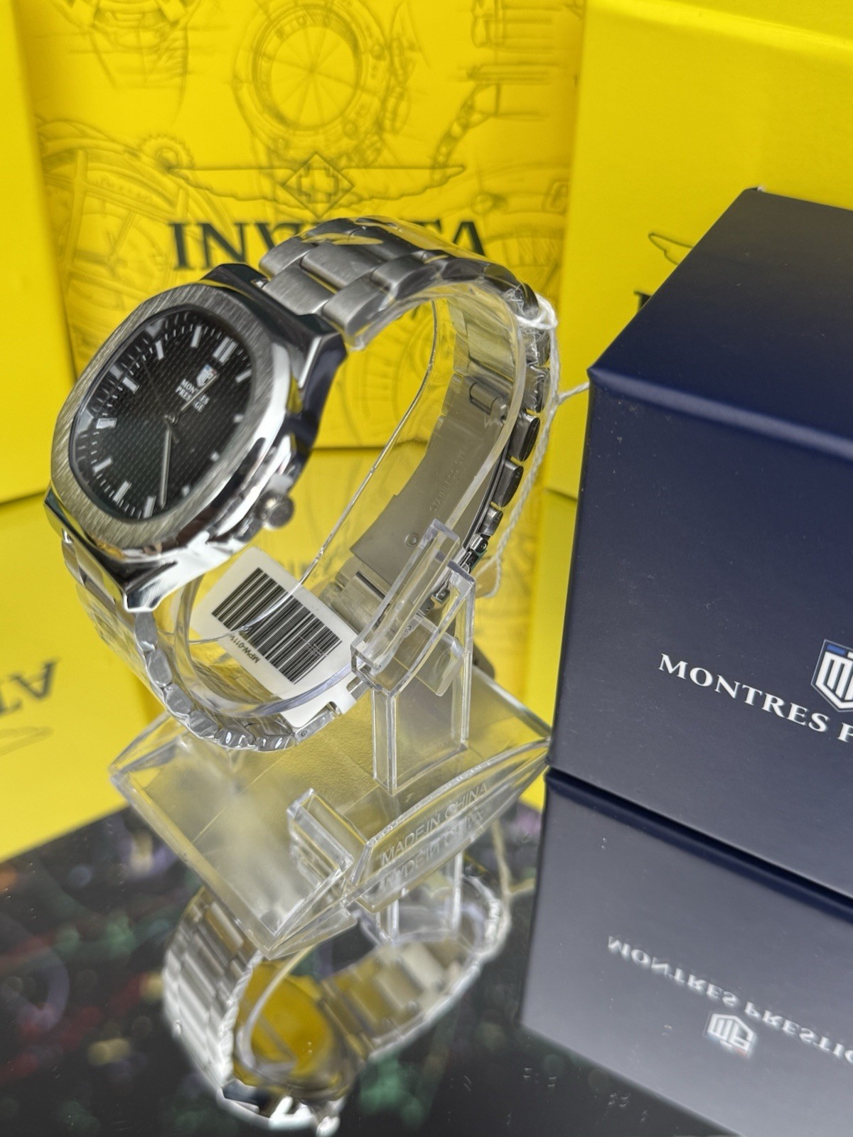 MPW-0111 – Montres Prestige X Invicta Men’s Watch – 42mm, Silver