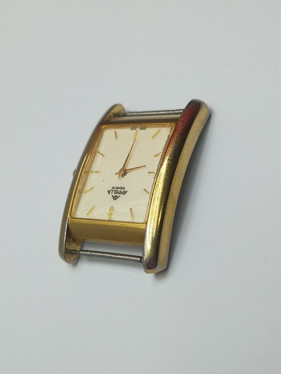 Appella Swiss Made 1943 Rectangular Gold Plated Men’s Watch Ref 589 KY592680