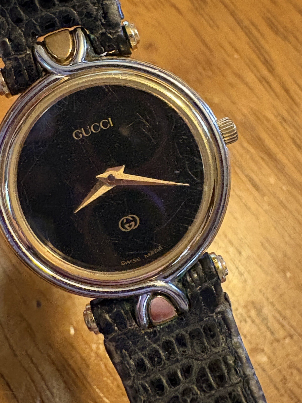 Women’s Gucci Stainless Steel 4500L Watch Black Quartz *Needs New Band*