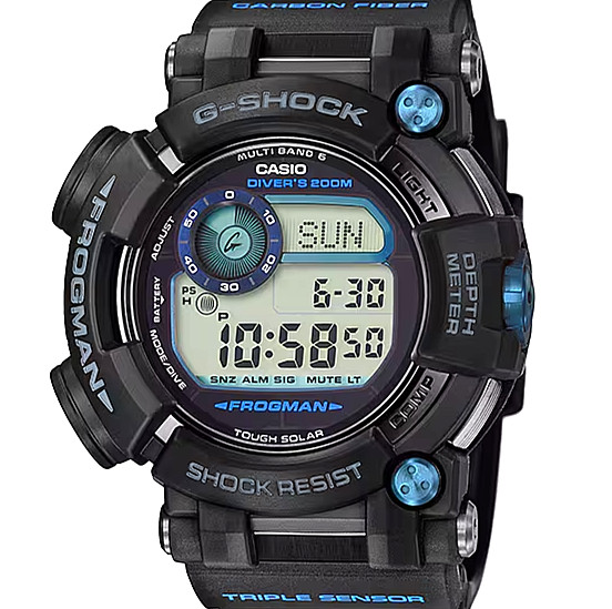 CASIO G-SHOCK FROGMAN GWF-D1000B-1JF Black Tough Solar NEW Japan Watch