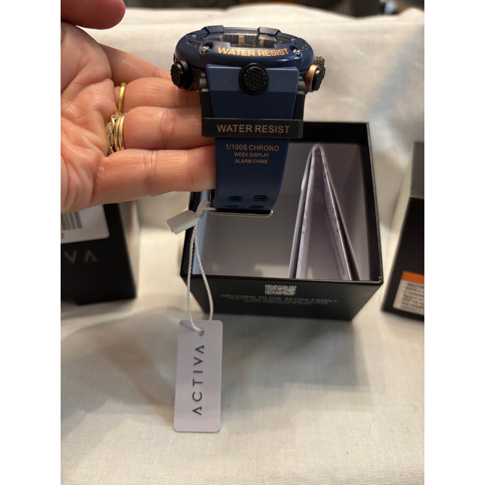 Activa X Invicta Digital Men’s Sport Watch – 52MM Navy & Rosegold (NWT)