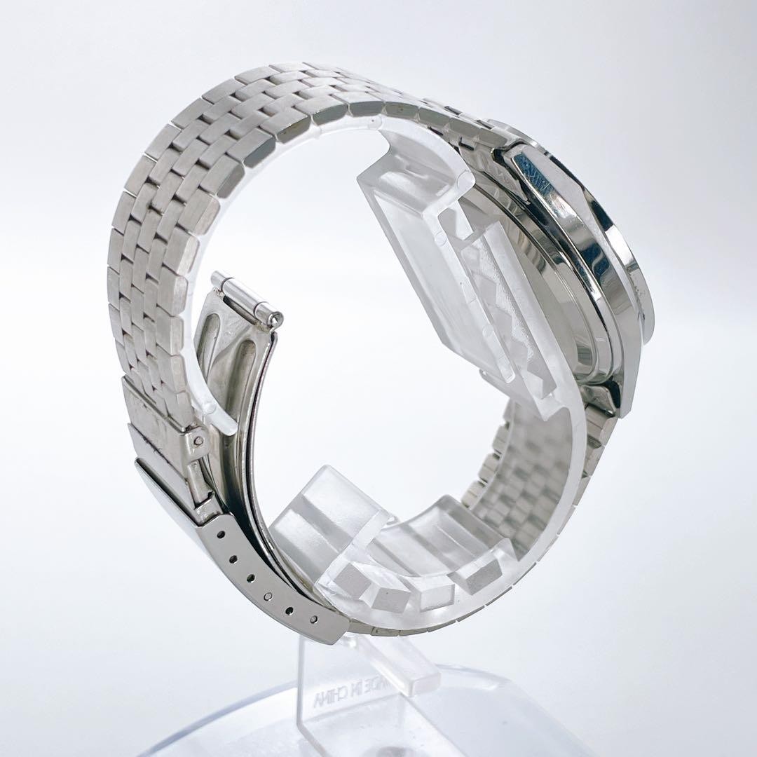 Seiko Type II 7546-8000 Silver Dress Watch Used SV307