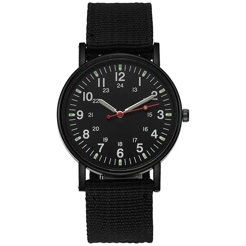 Military Watch Army Durable Water Proof Luminous 24Hours Dial Nylon Strap USA