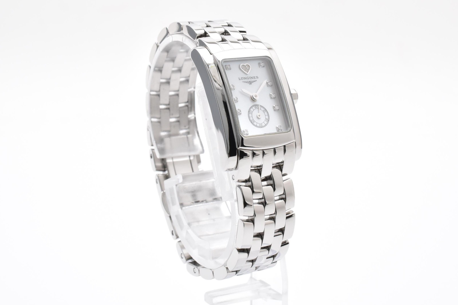 [NEAR MINT] LONGINES DolceVita L5.155.4 Heart Shell Diamond MOP Lady Watch 15cm