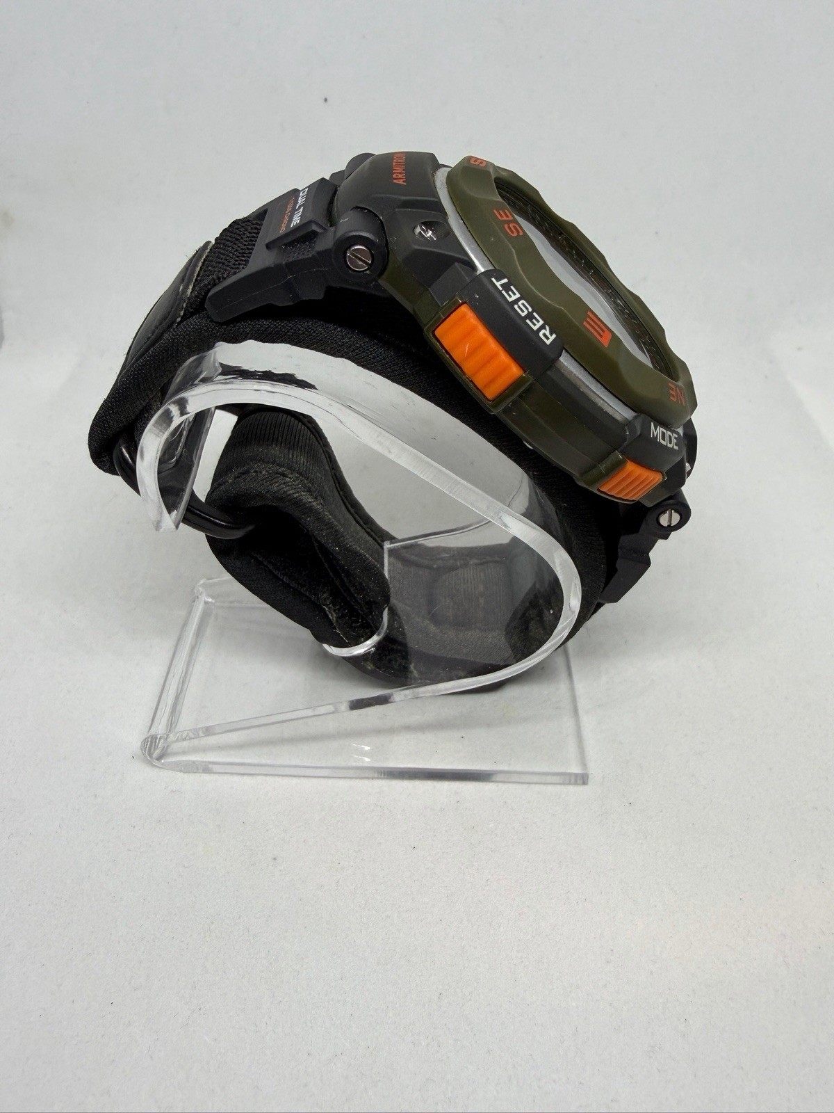 Armitron All Sport Watch Men MD11239 R 51mm Black Orange Digital Works