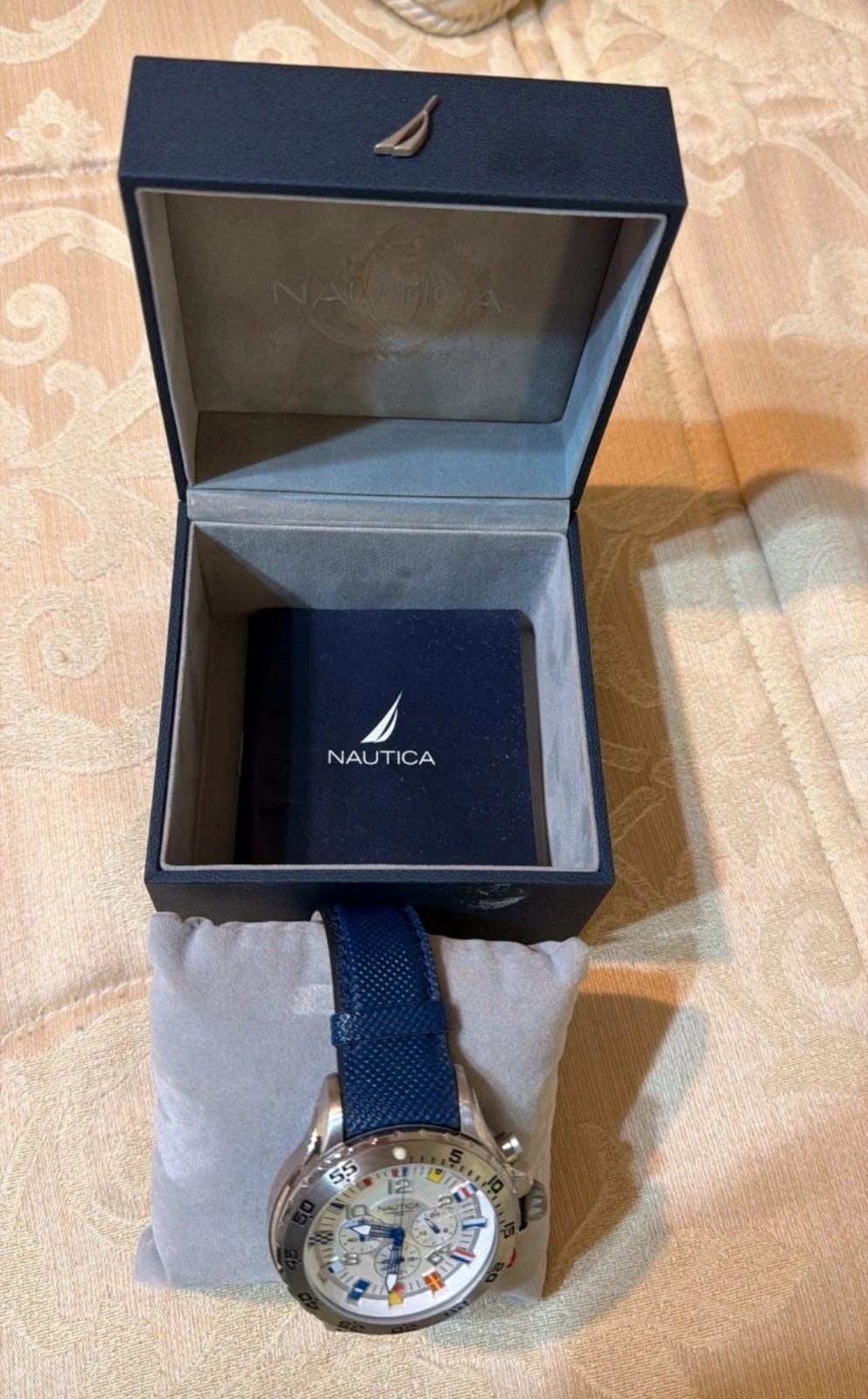 Nautica NST Chrono Flag A29512G Men’s – Complete with Box, Documents and Jersey