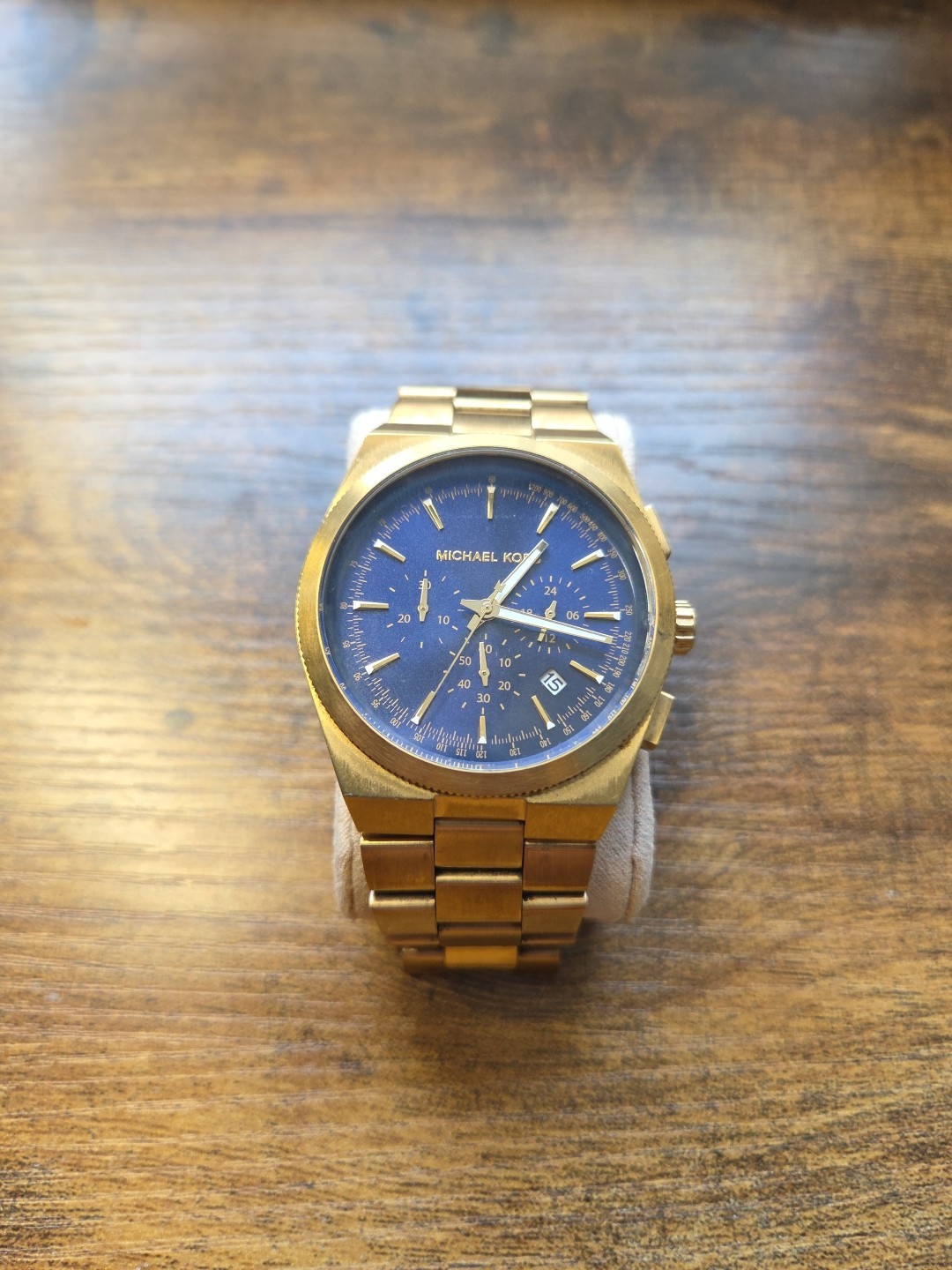 MICHAEL KORS MK8338 LEXINGTON MENS GOLD STAINLESS STEEL WATCH