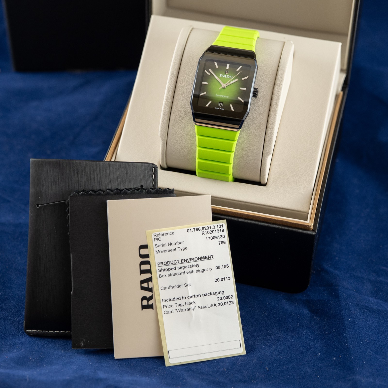 Rado Anatom Open Heart Automatic Green Dial 32.5mm Unisex Swiss Watch R10201319