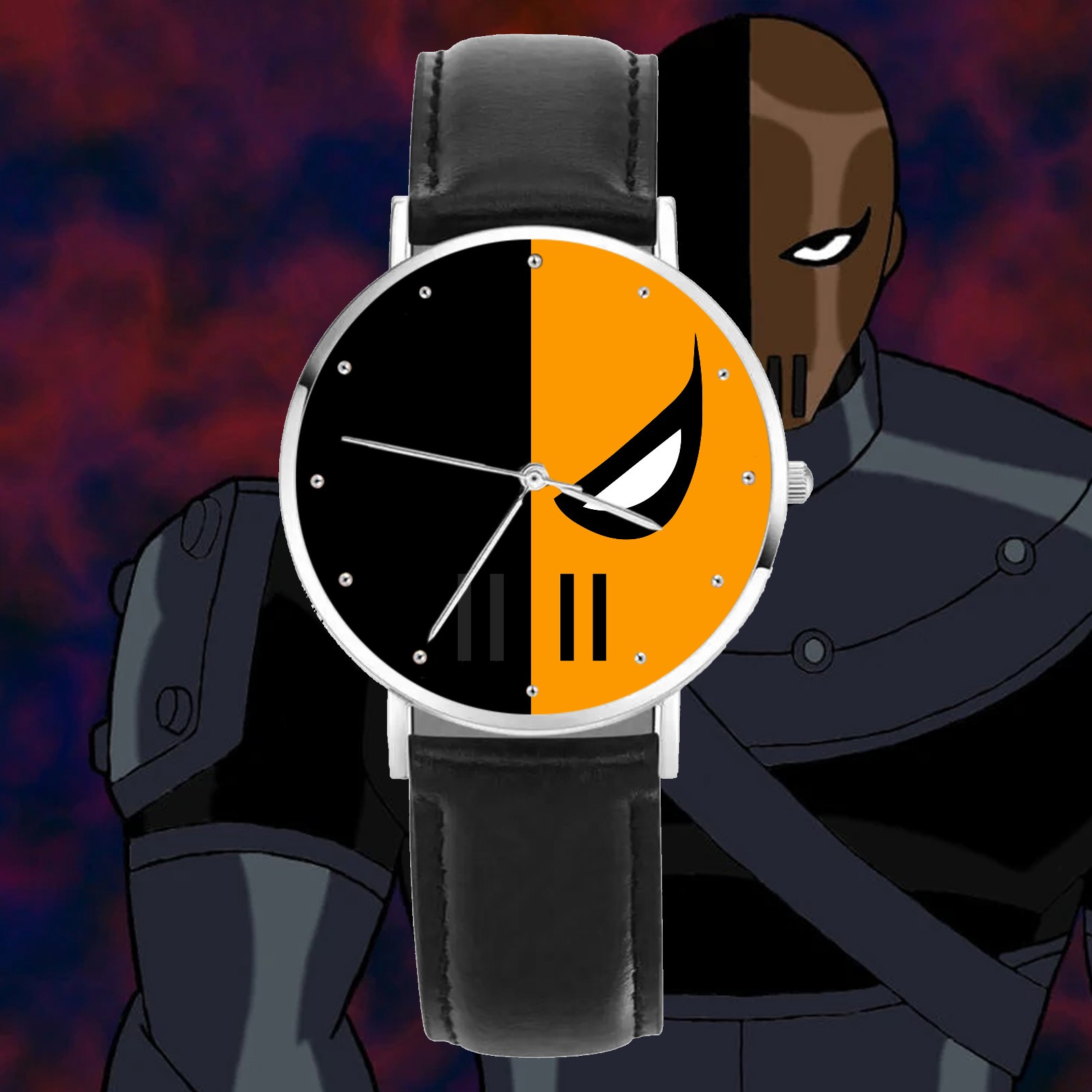Deathstroke/Slade Teen Titans Engraved Wristwatch